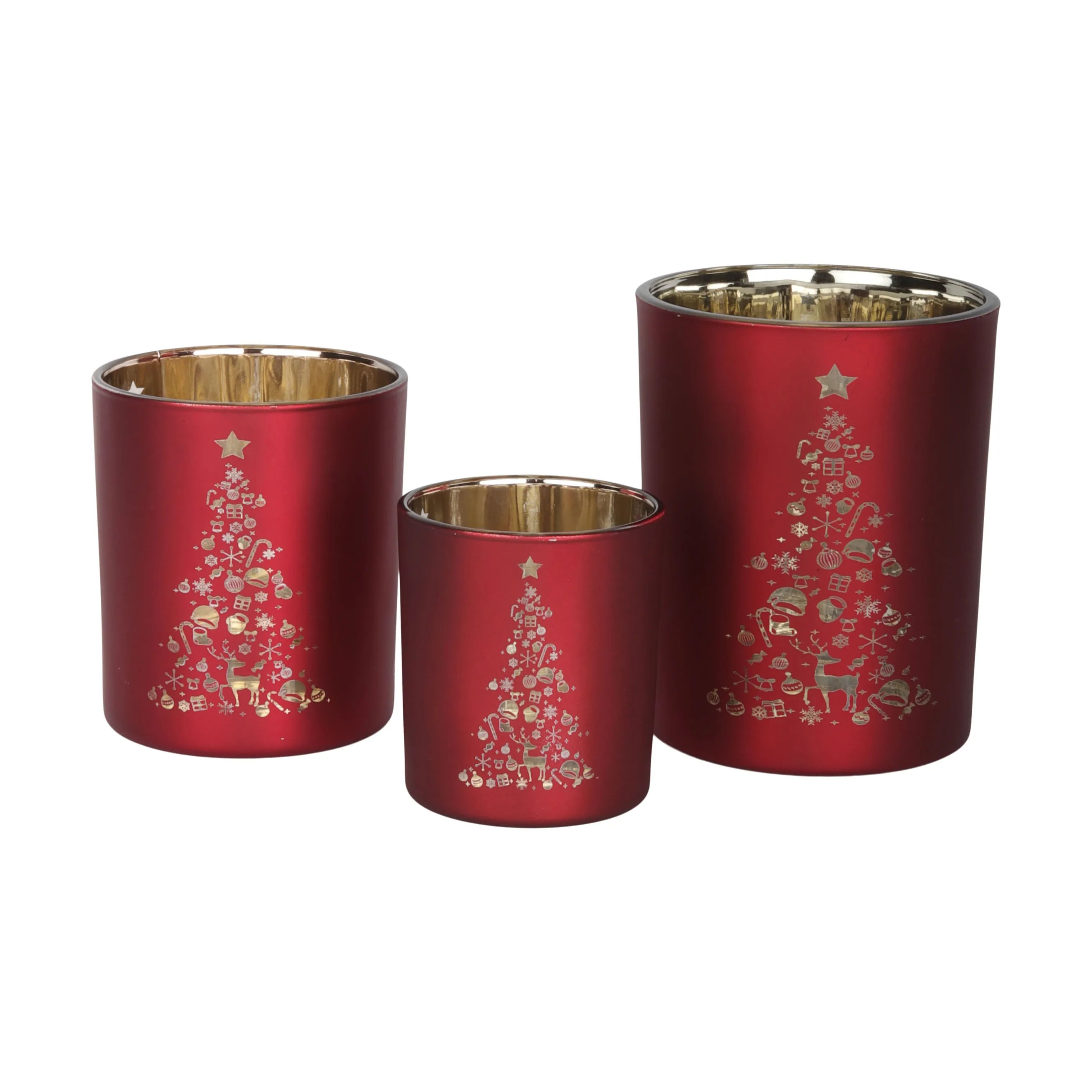 Casa Christmas Jule- og adventsstager Fyrfadsstage i 10 cm, 2