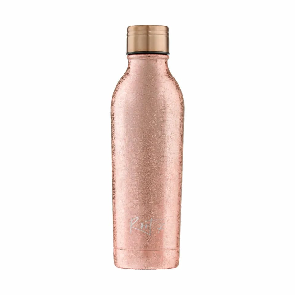Root7 Drikkedunke OneBottle Termo Drikkedunk i Rose Gold Sparkle, 750 ml, 1