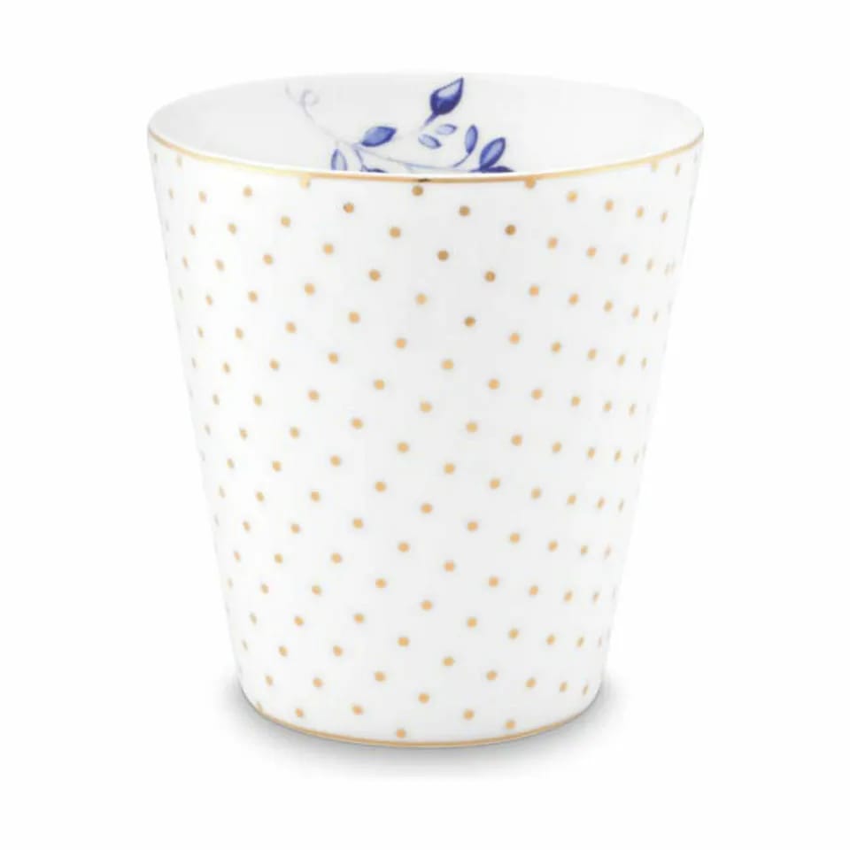 PIP Studio Krus og kopper uden hank ROYAL STRIPES Krus i Prikket hvid, 1