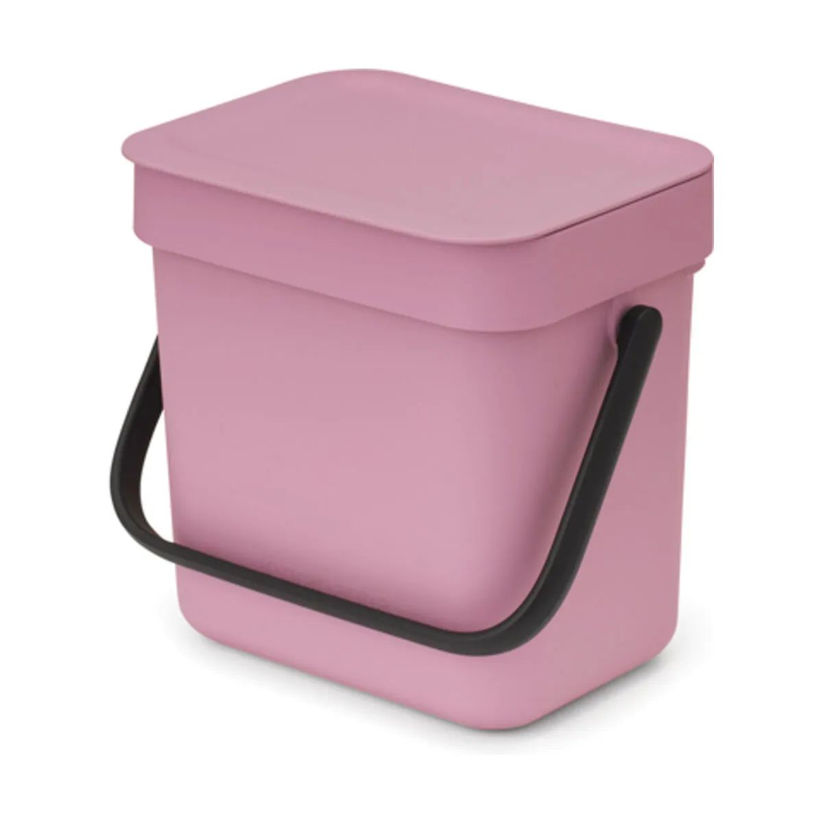 Brabantia Spande uden pedal Sort & Go Affaldsspand i Lilac Pink, 3 L, 1