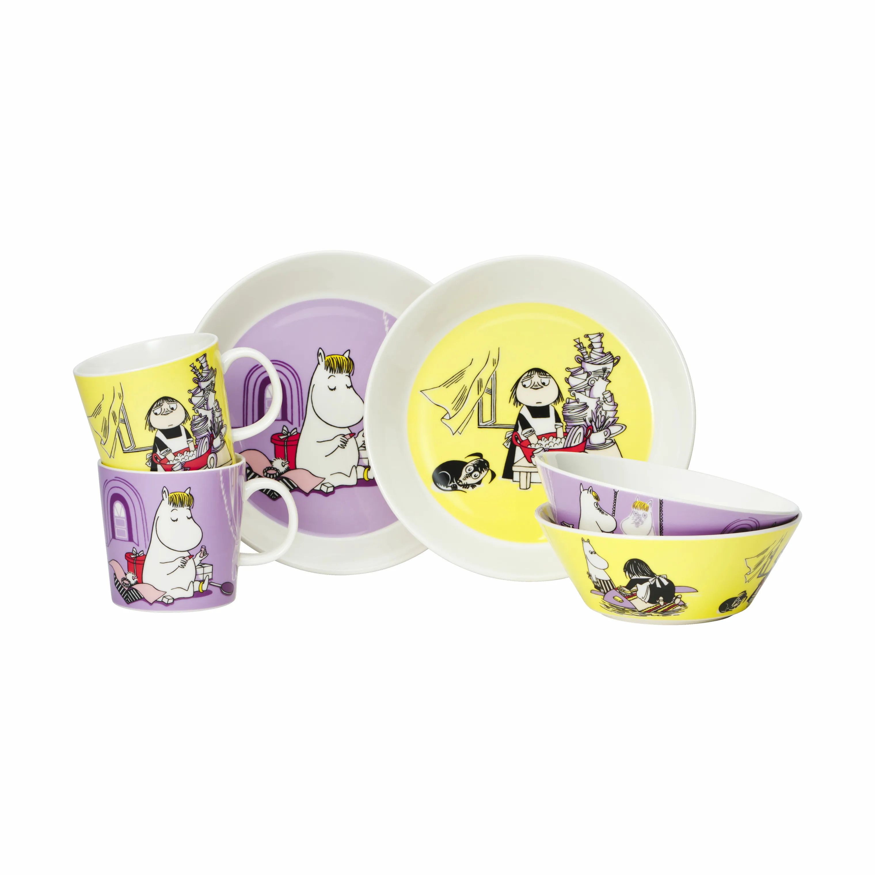 Moomin Arabia Serveringsskåle Kærester Skål - Snorkfrøken i Snorkfrøken Lilla, 3