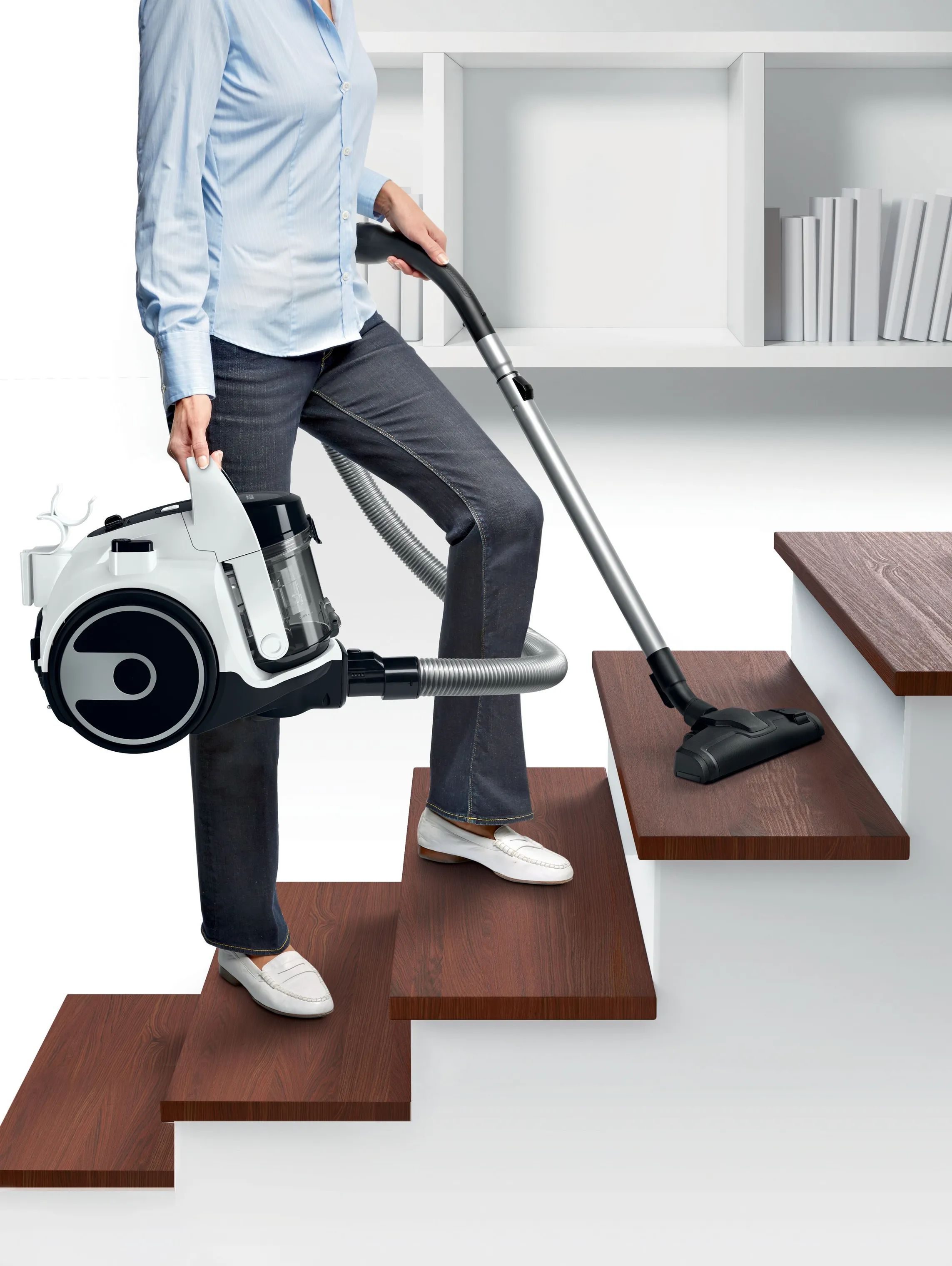 Bosch Støvsugere Poseløs støvsuger BGS05A322 Serie 2 i Hvid, 2