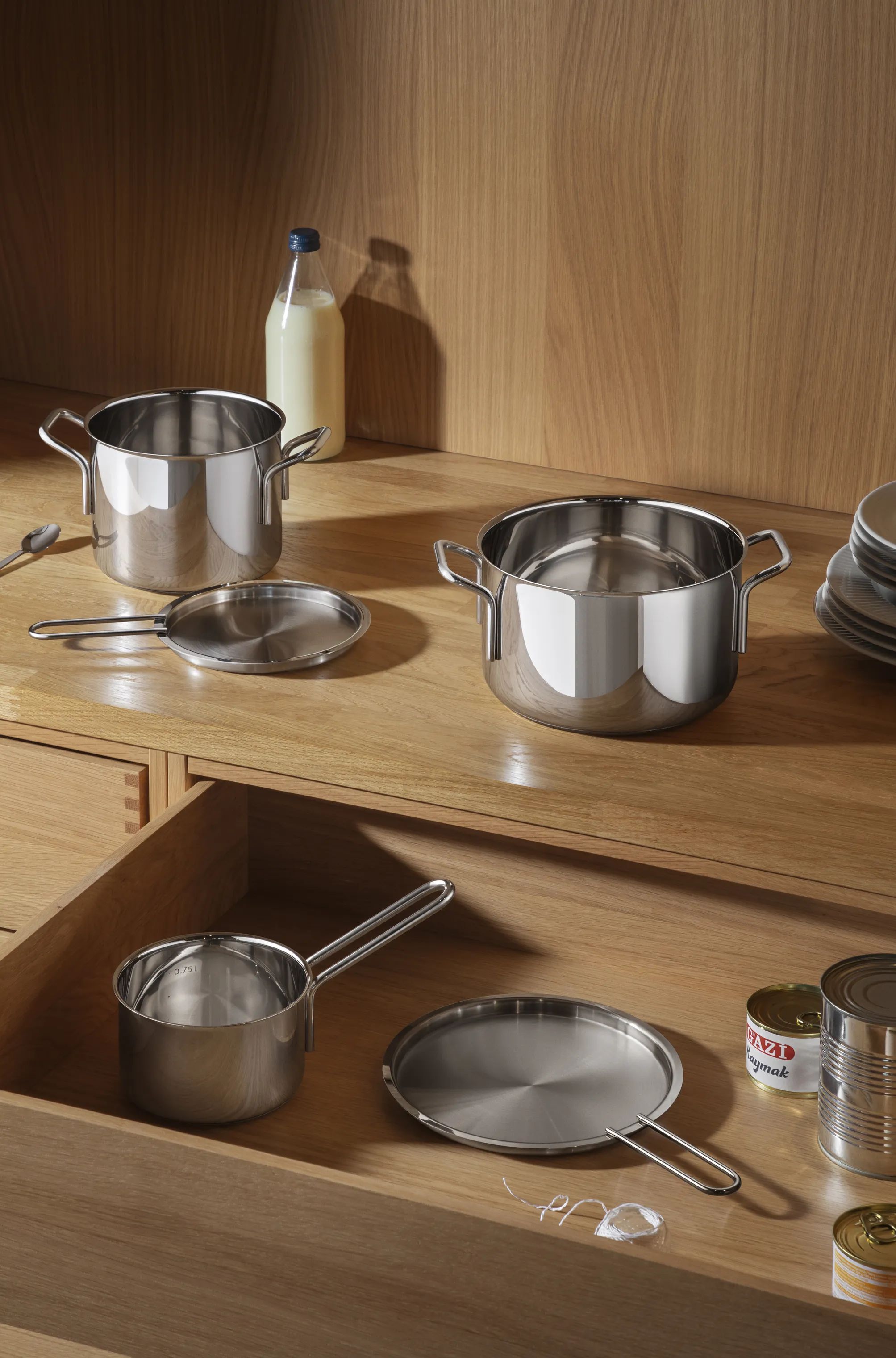 Eva Trio Gryder Stainless Steel Rec. Stainless Steel Gryde i 2.2 L, 3