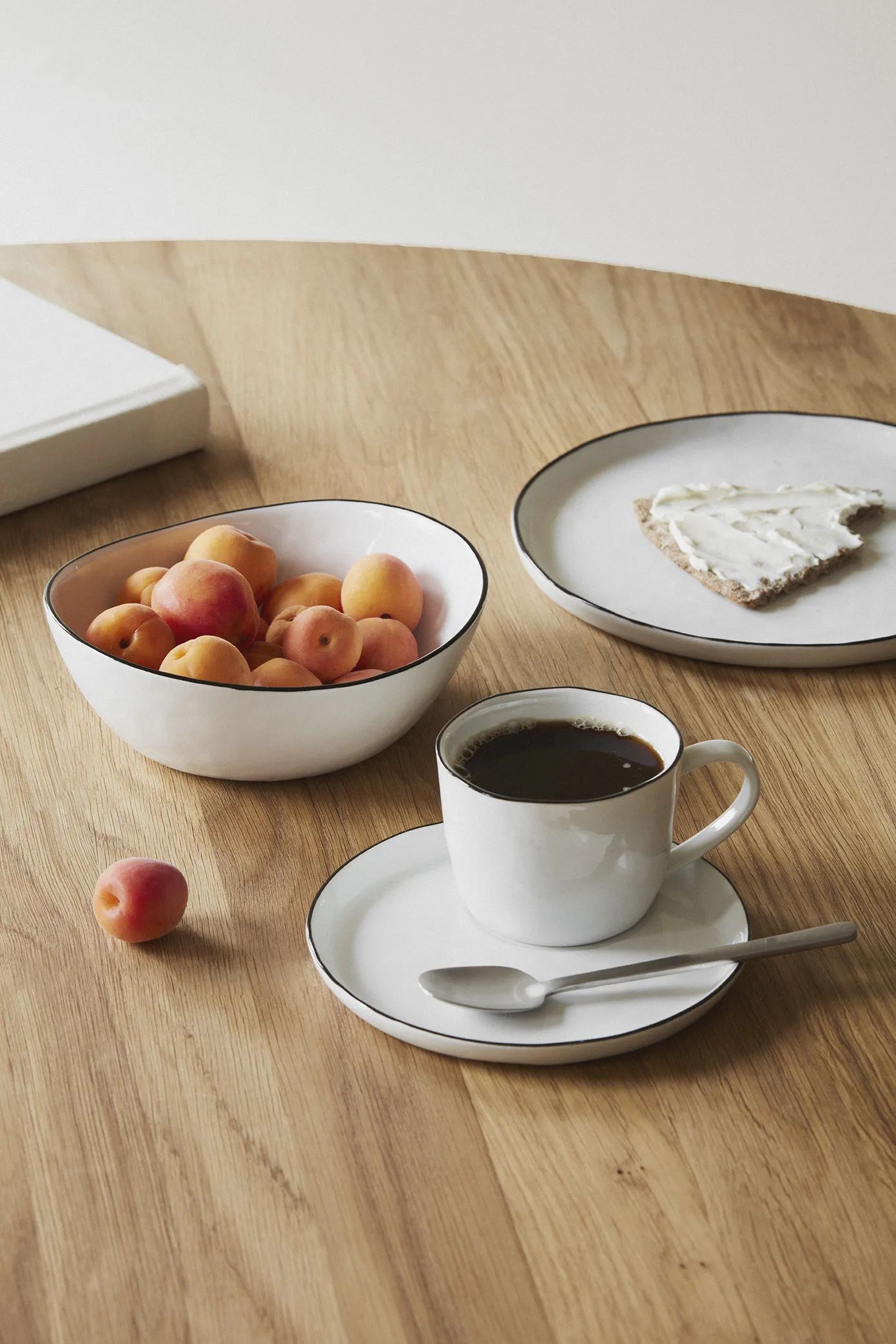 Broste Copenhagen Frokosttallerkener Salt Morgenmadssæt - 12 dele i 12 stk., 3