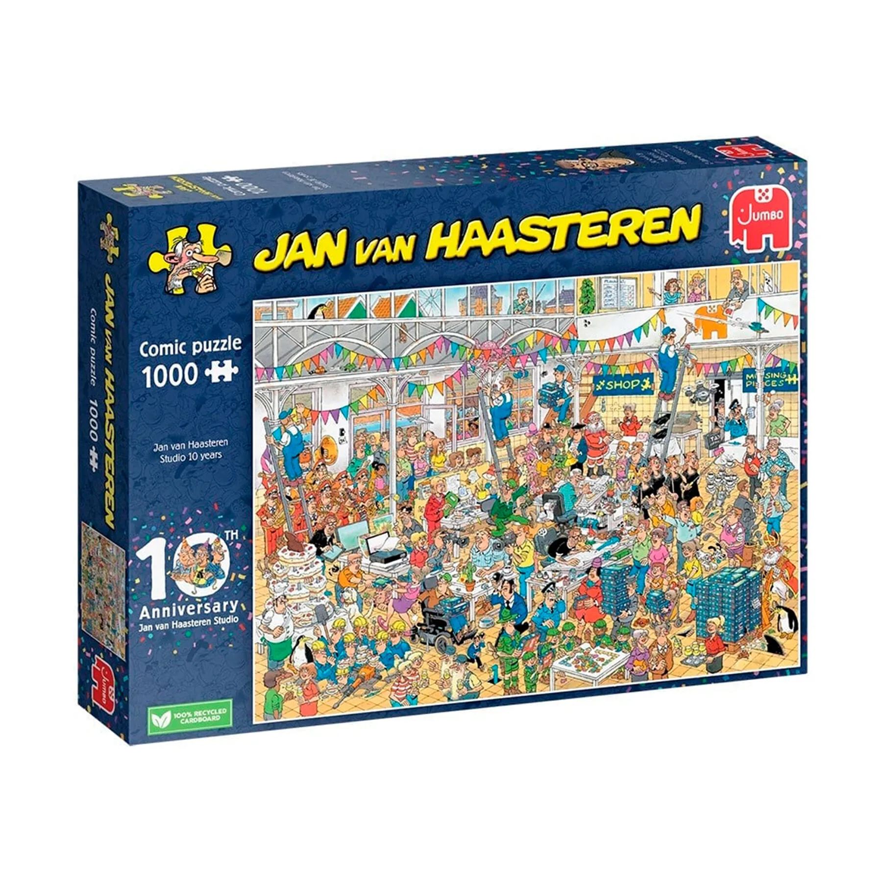 Spilbræt Puslespil Jan Van Haasteren Puzzle Jan van Haasteren Puslespil - Studio 10 Years Anniversary i Studio 10 Years Anniversary, 1