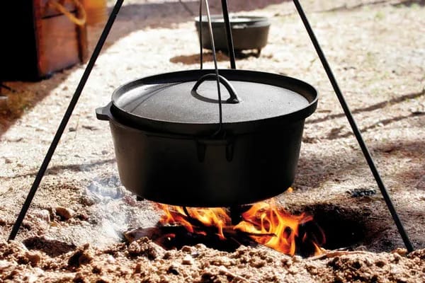 Hâws Bålsteder Støbejerns hængegryde i Sort, 2