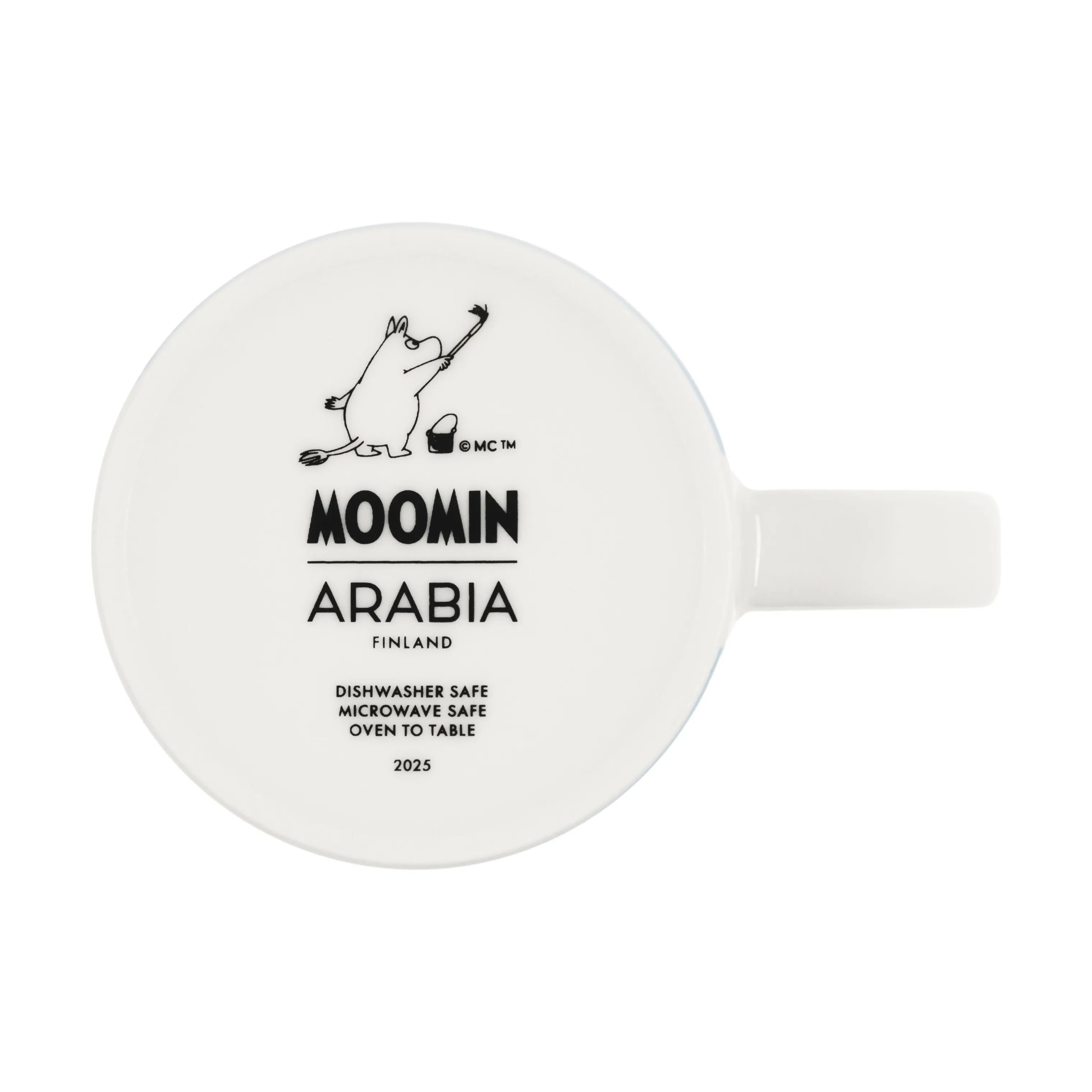 Moomin Arabia Krus og kopper med hank Moomin sæson Vinterbadning Krus i Multifarvet, 4