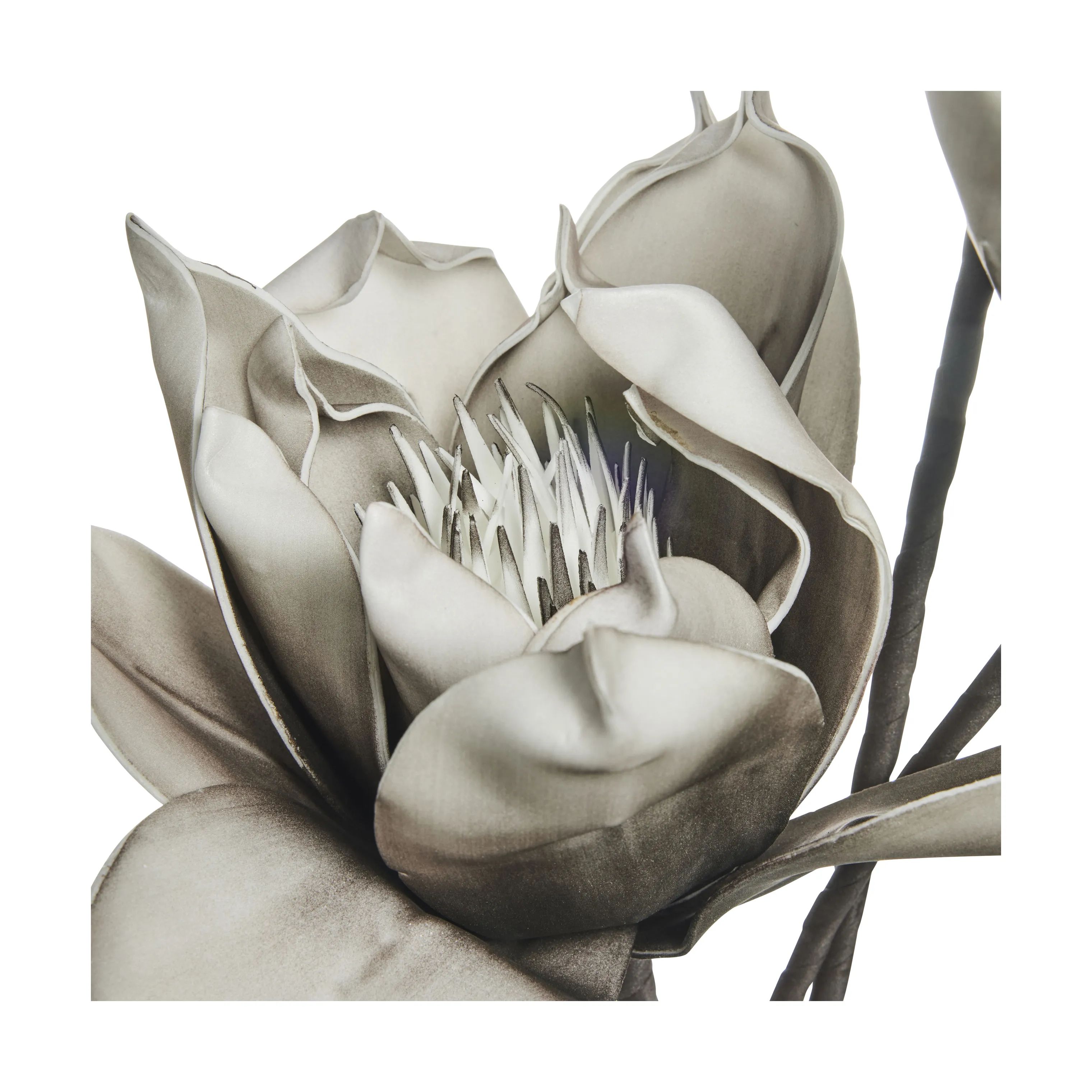 Lene Bjerre Kunstige blomster Happia dekorationsblomst i grå, 68 cm, 3