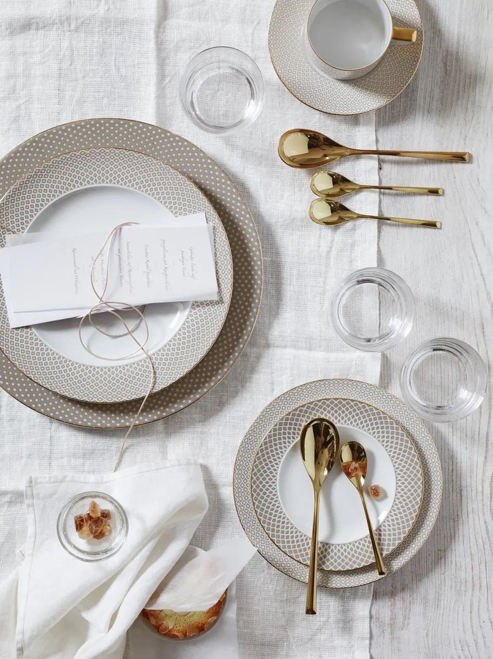 Rosenthal Kage- og desserttallerkener Francis Tallerken i Beige, 2