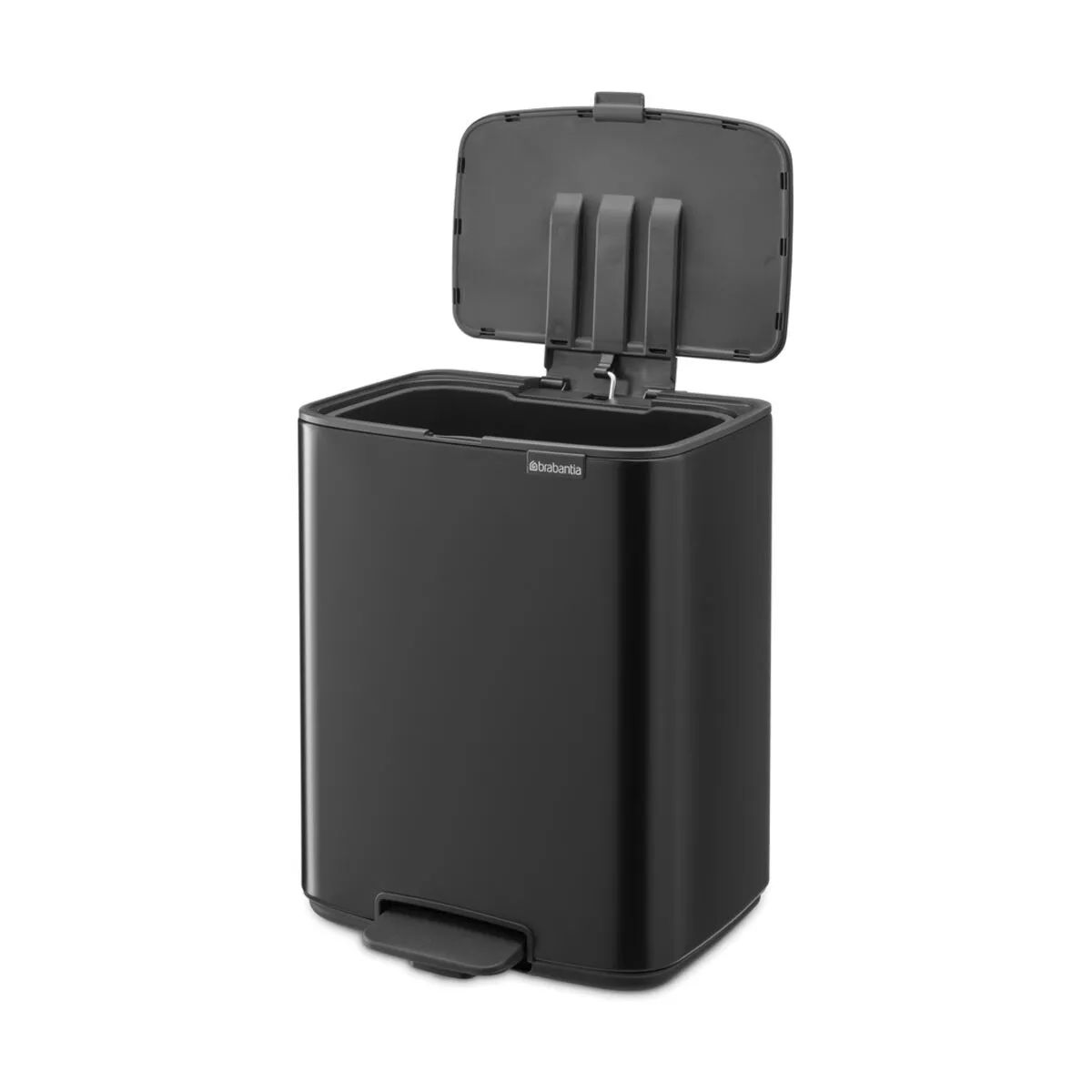Brabantia Pedalspande Bo Pedalspand i Mat sort, 12 L, 3