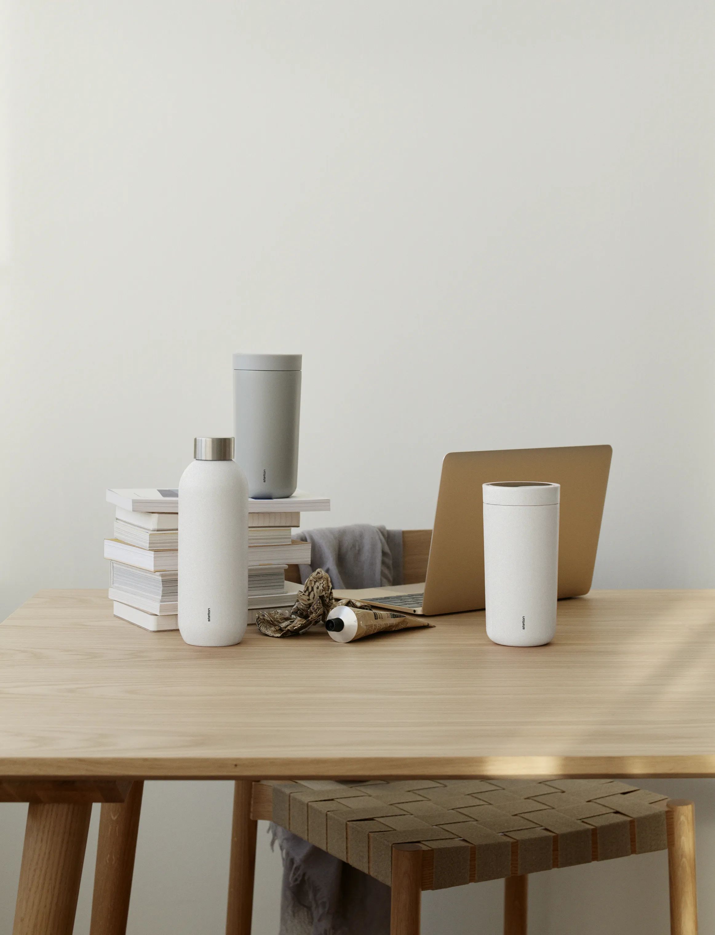 Stelton Drikkedunke I:CONS Keep Cool Termodrikkedunk i soft chalk, 0.6 L, 2