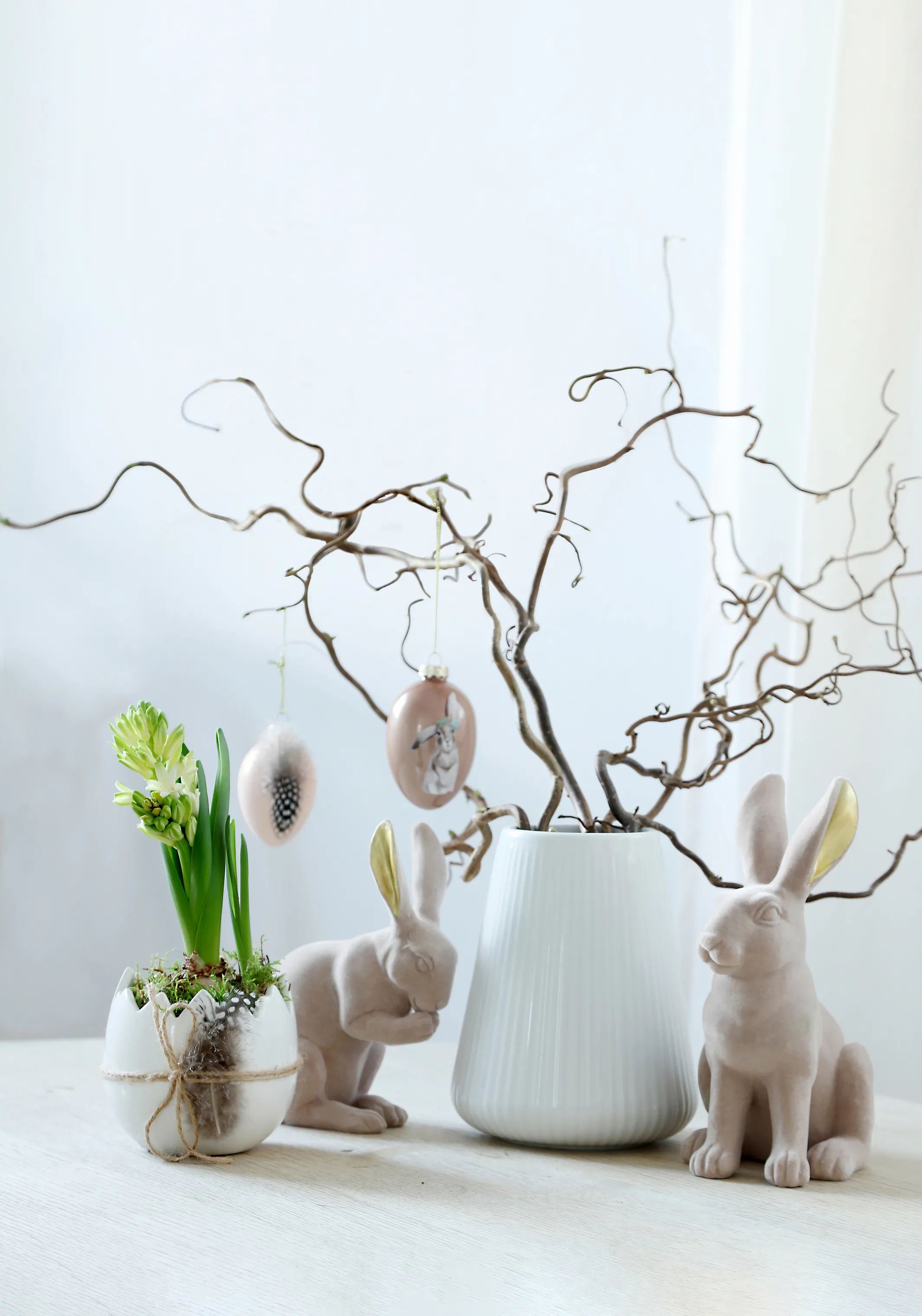 CASA Living Påskefigurer Påske 2021 Figur - Hare i Rosa, 18 cm, 2