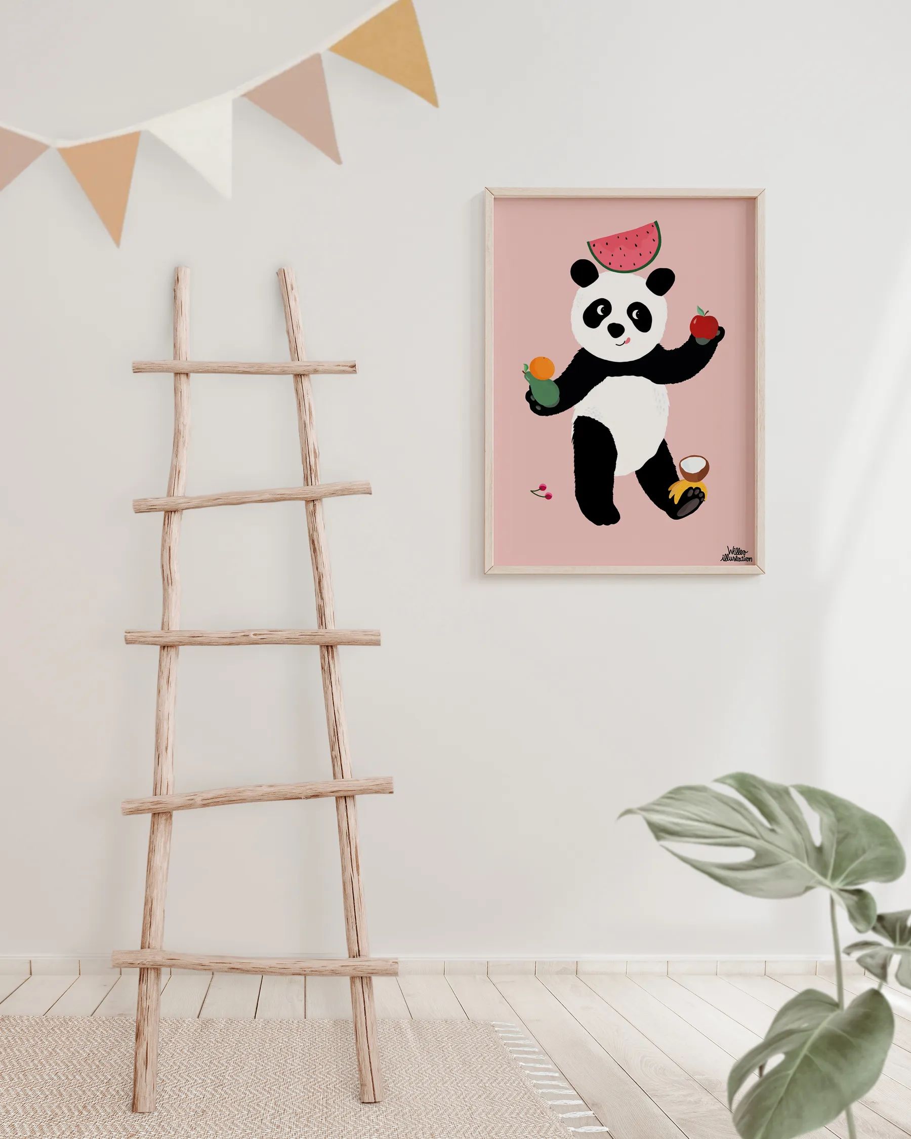 Poster&Frame Plakater Plakat - Finding Fruits i B29,7 x L42 cm, 2