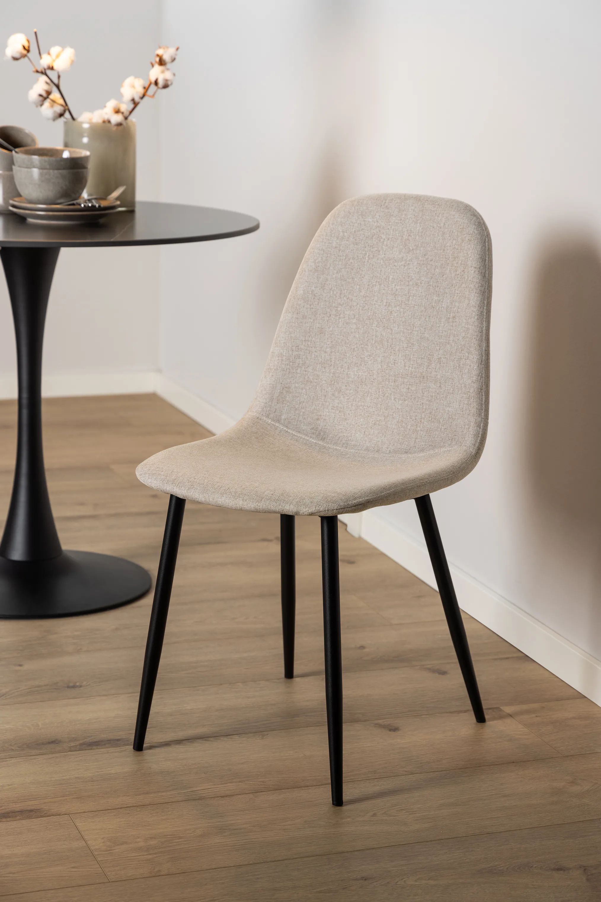 CASA Living Spisebordsstole Celia Spisebordsstol - 4 stk. i Beige, 3
