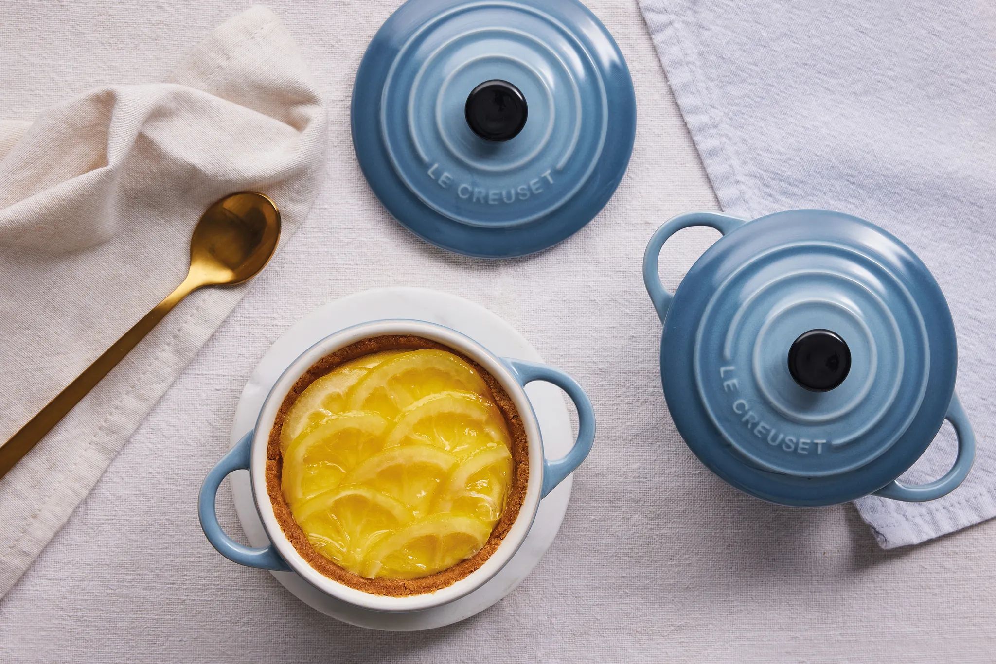 Le Creuset Gryder Minigryde i Chambray, 2