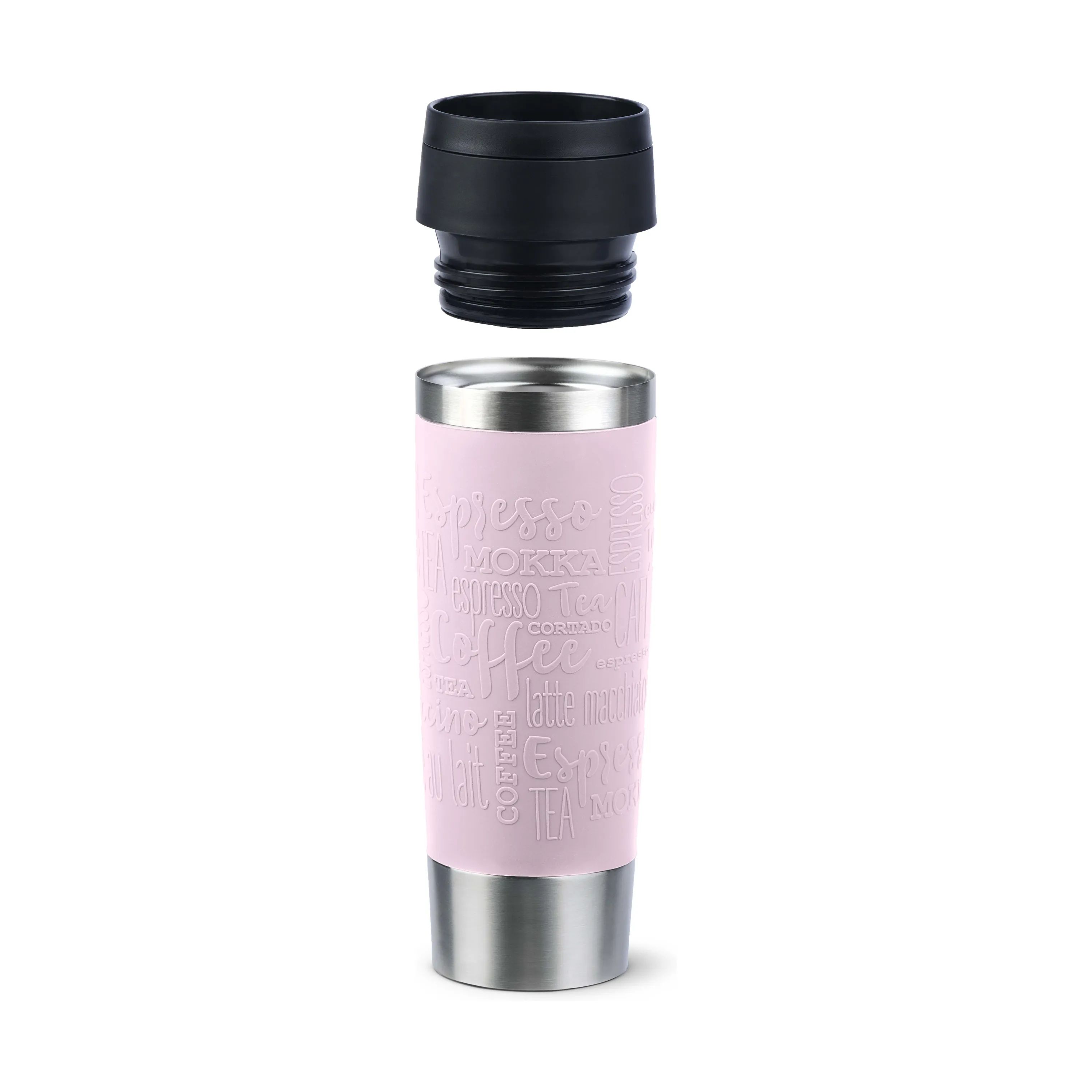 Emsa To go kopper To Go To-Go Classic Rejsekrus i Pastel Pink, 0.5 L, 4