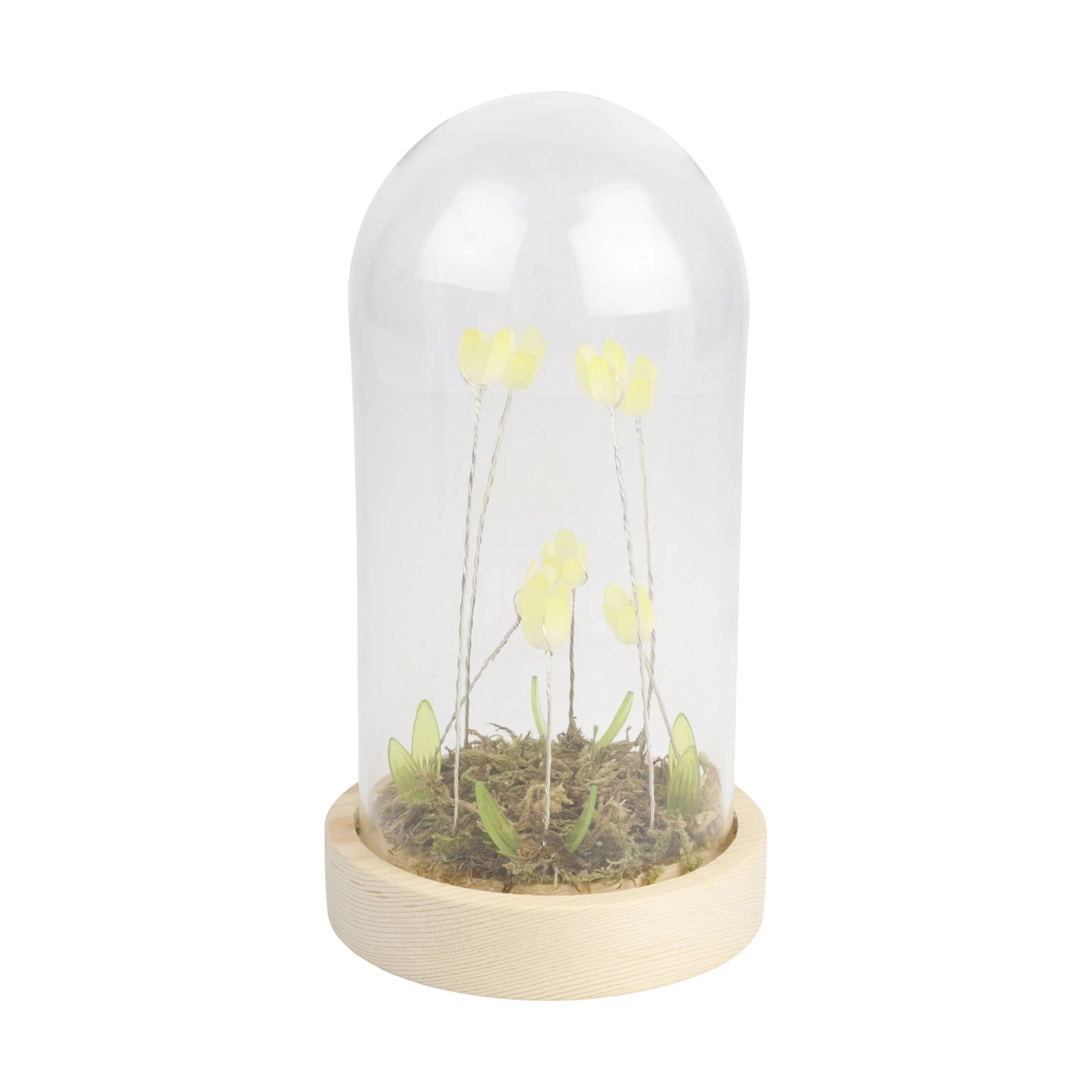CASA Living Øvrigt interiør Dome med LED tulipaner i Lysegul, 1