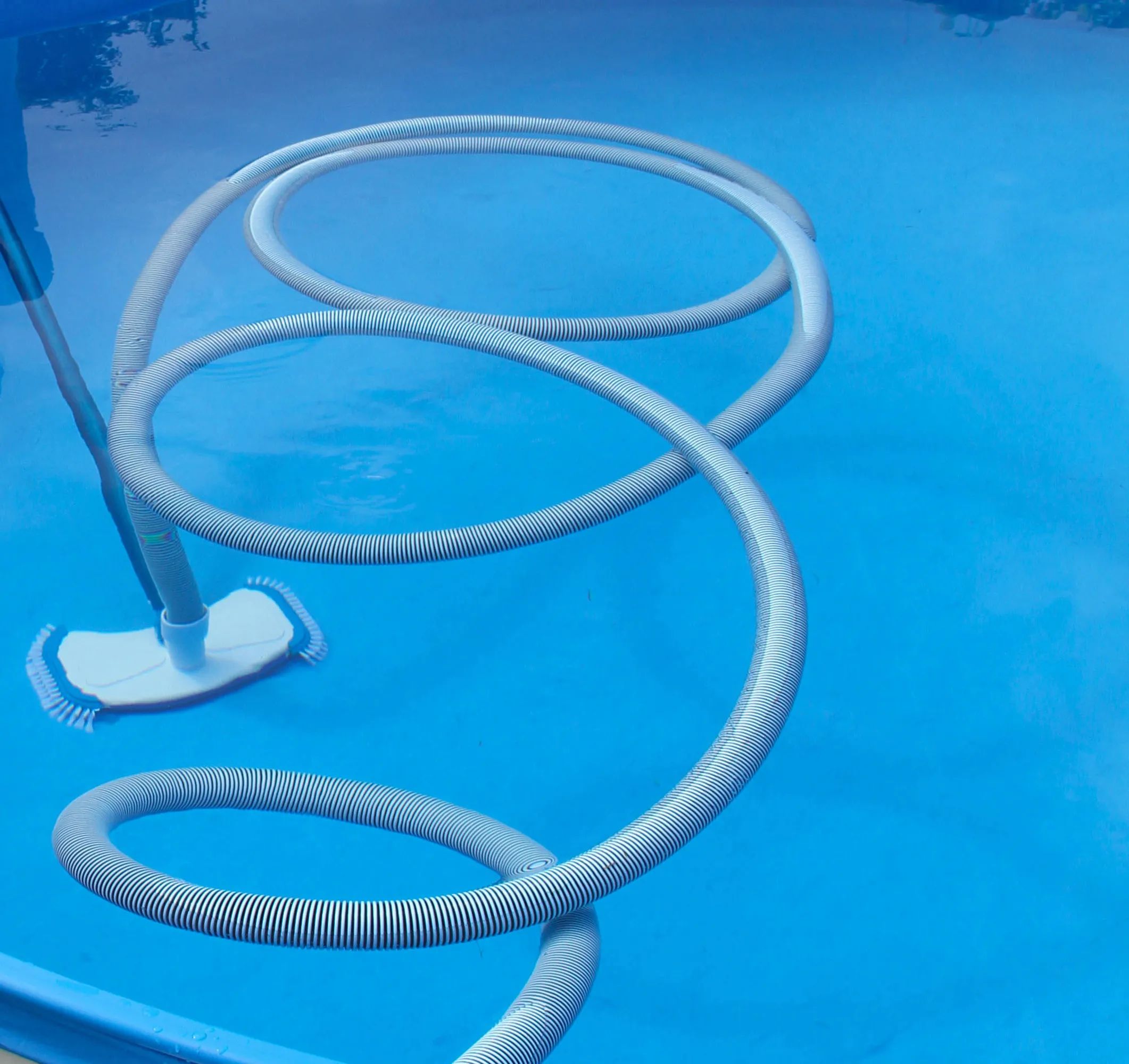 Swim & Fun Poolrengøring Sugeslange til bundstøvsuger i blå;hvid, 2