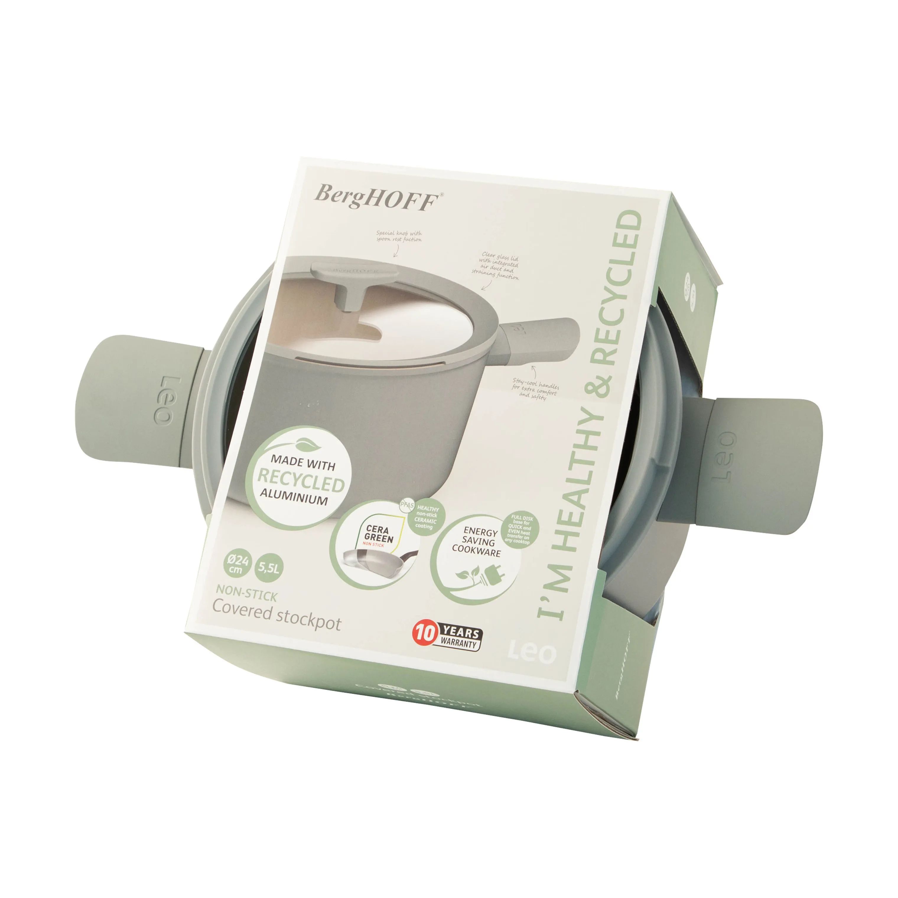 BergHOFF Gryder Balance Gryde i Moonmist, 5.5 L, 3
