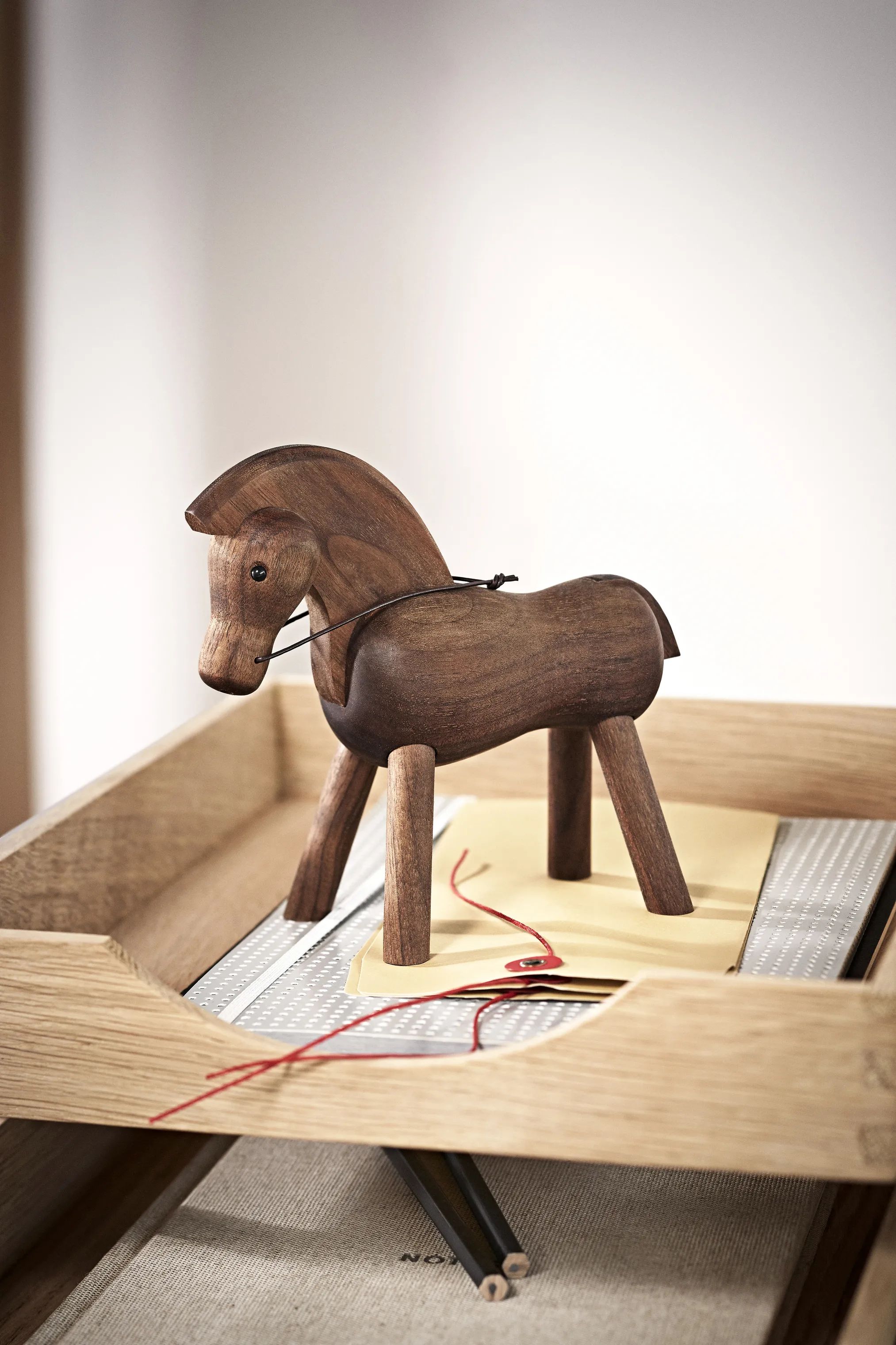 Kay Bojesen Dyrefigurer Hest i Valnød, 14 cm, 2