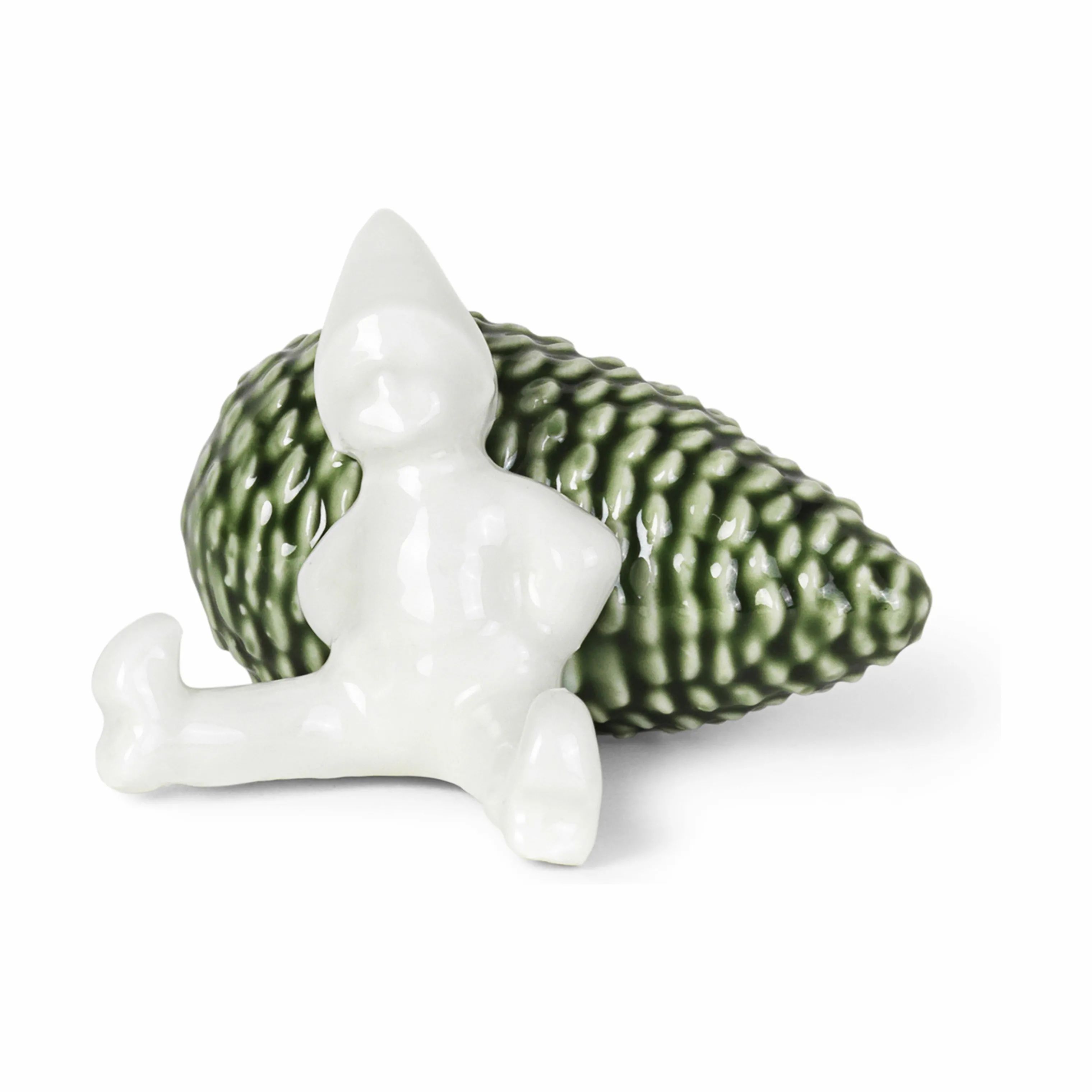 Kähler Julefigurer Christmas Tales Figur - Juleglæde i Hvid, 5,5 cm, 4