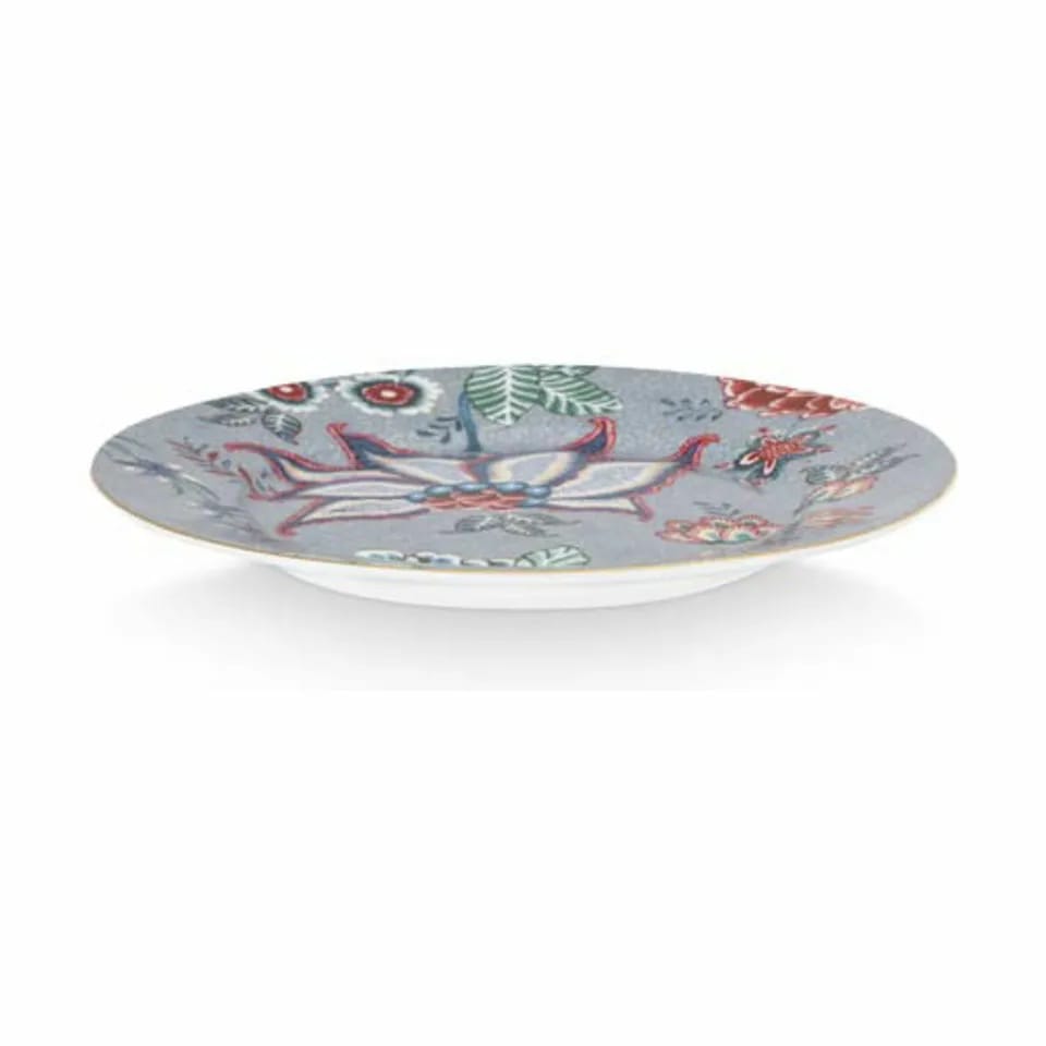 PIP Studio Frokosttallerkener Flower Festival Tallerken i Light Blue, 17,4 cm, 2