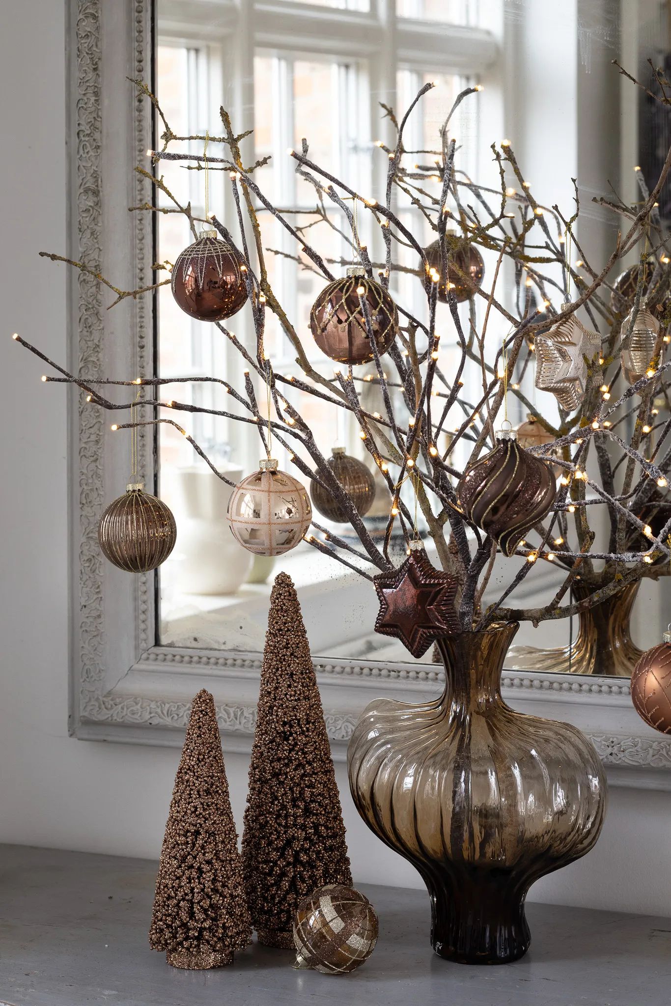 Casa Christmas Julekugler Julekugle i Sølvfarvet, 2