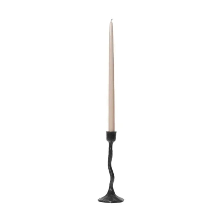 Broste Copenhagen Kronelysestage Amy Lysestage i Sort, 23 cm, 1