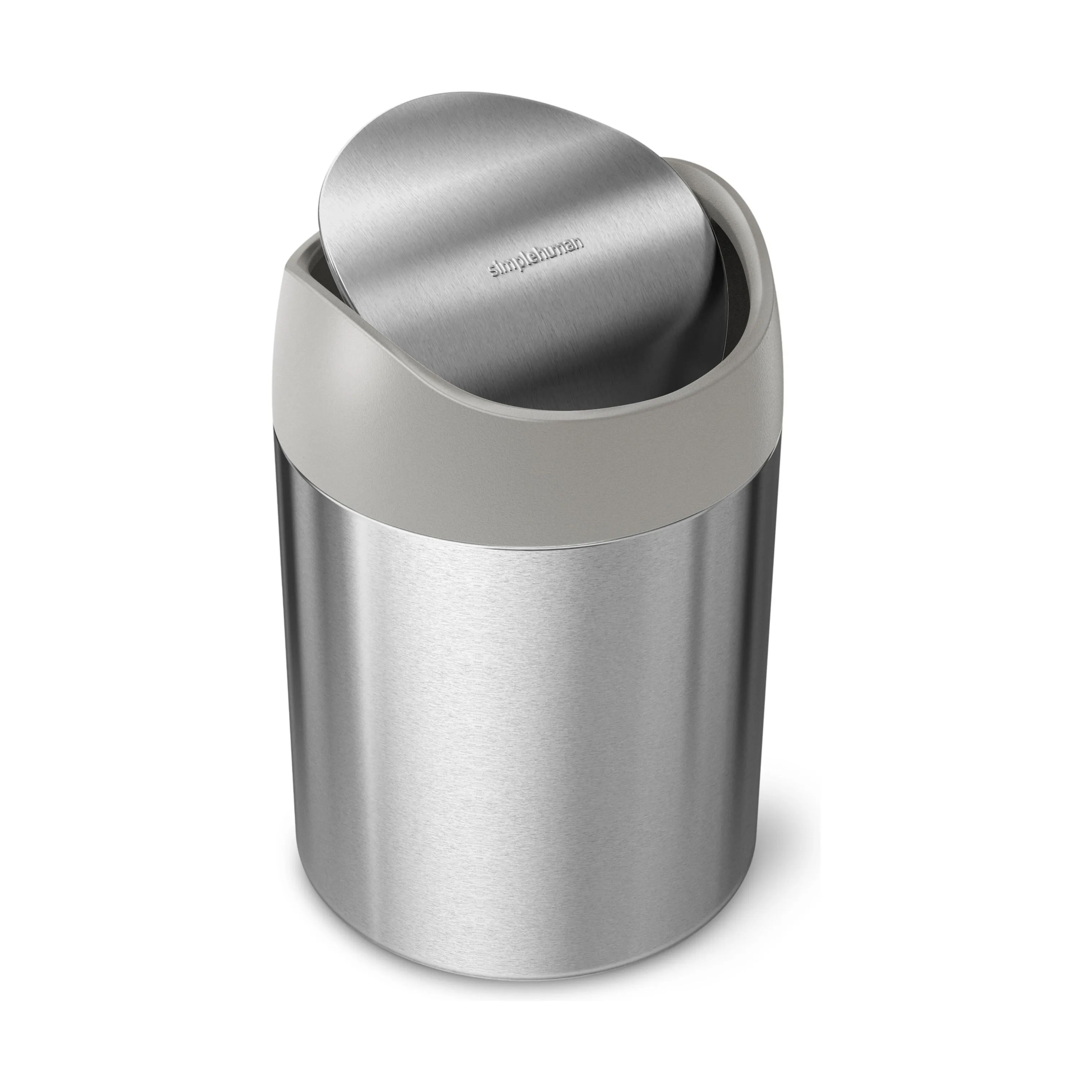 Simplehuman Spande uden pedal Mini Spand i Børstet stål, 1