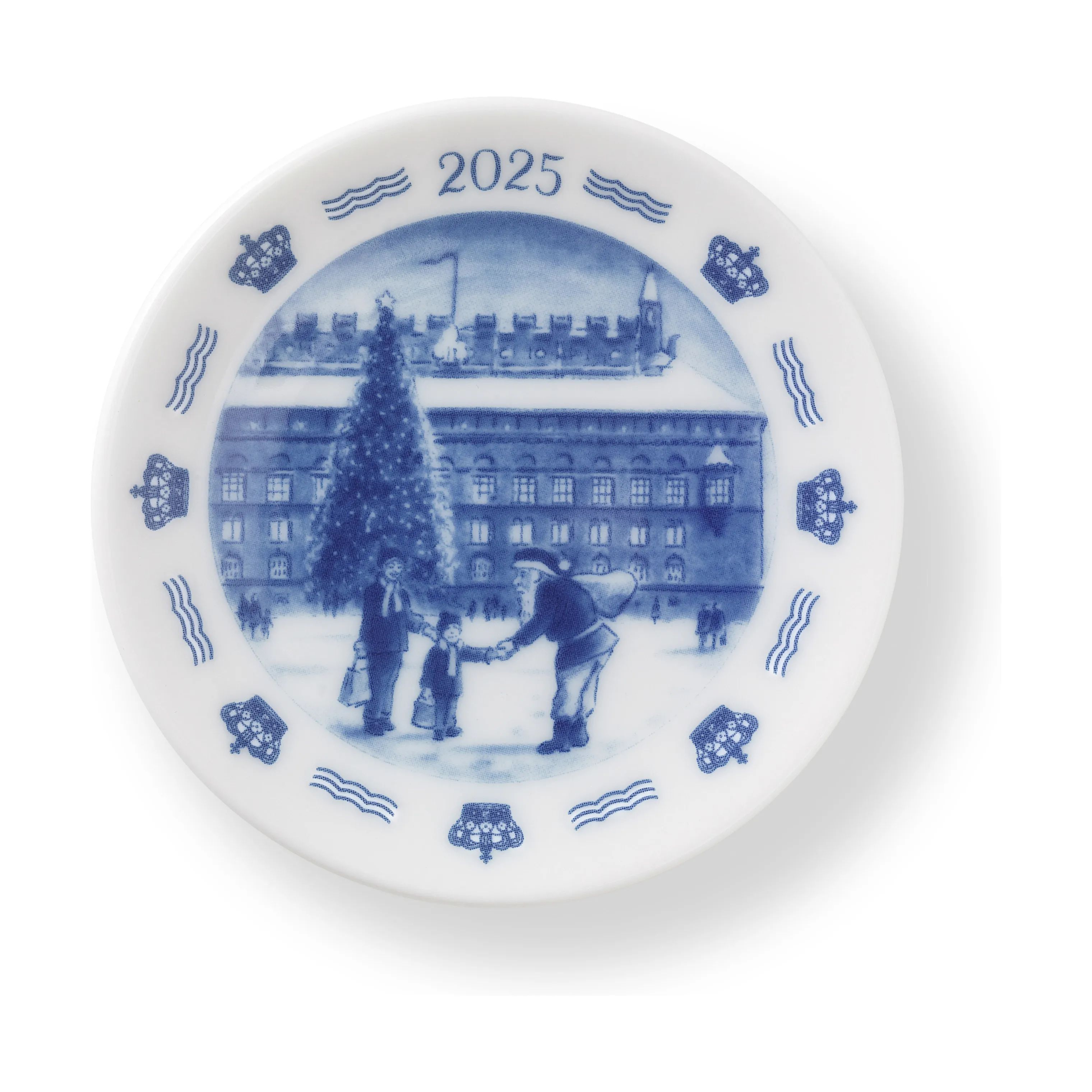 Royal Copenhagen Platter Samlerartikler Plakette 2025 i Blå, 1