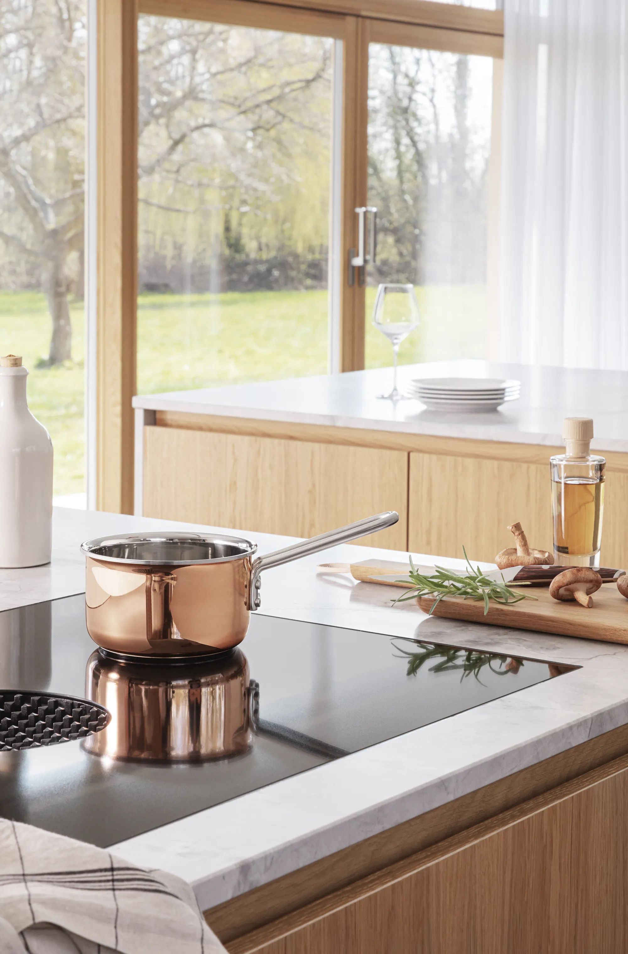 Eva Trio Kasseroller Kobber Kasserolle i 1 L, 2