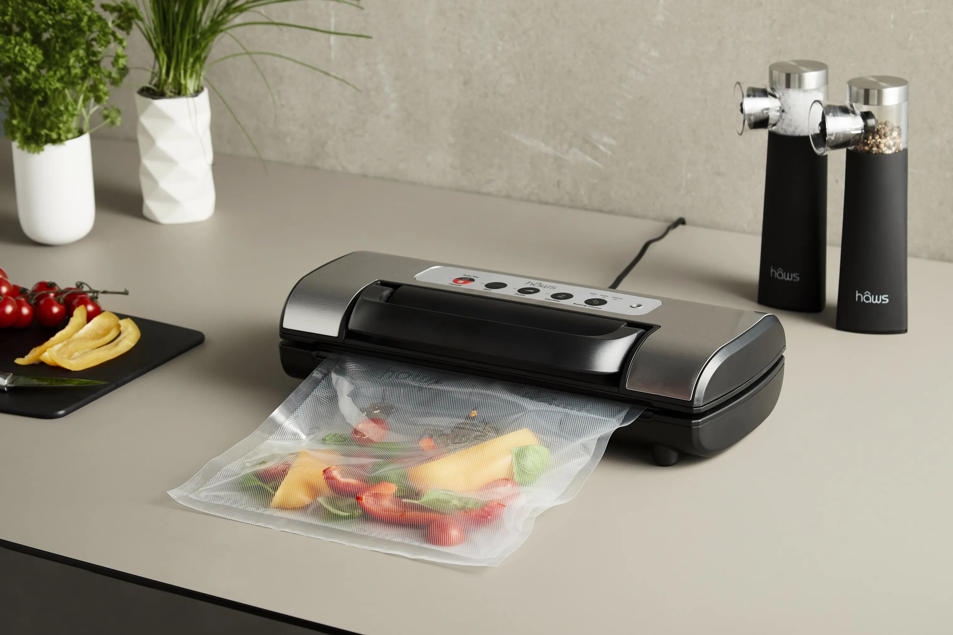 Hâws Vakuumpakkere Vakuumpakker 30-VP3206DF i Sort, 3