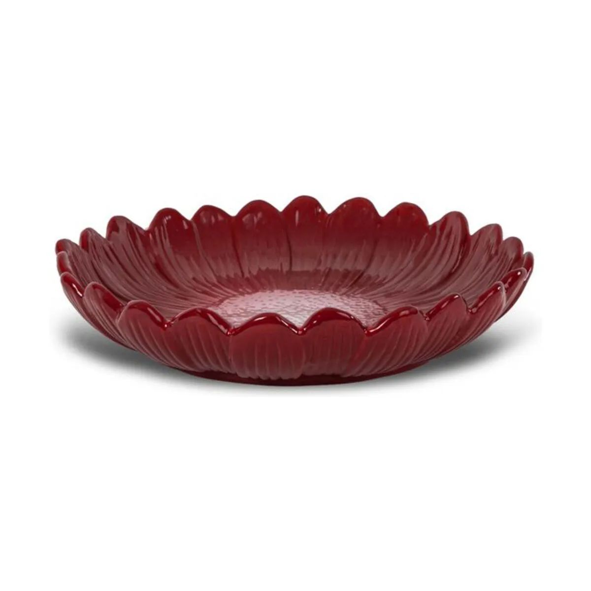 Sagaform Dybe tallerkener Dagny Dyb Tallerken i Vinröd, 27 cm, 1