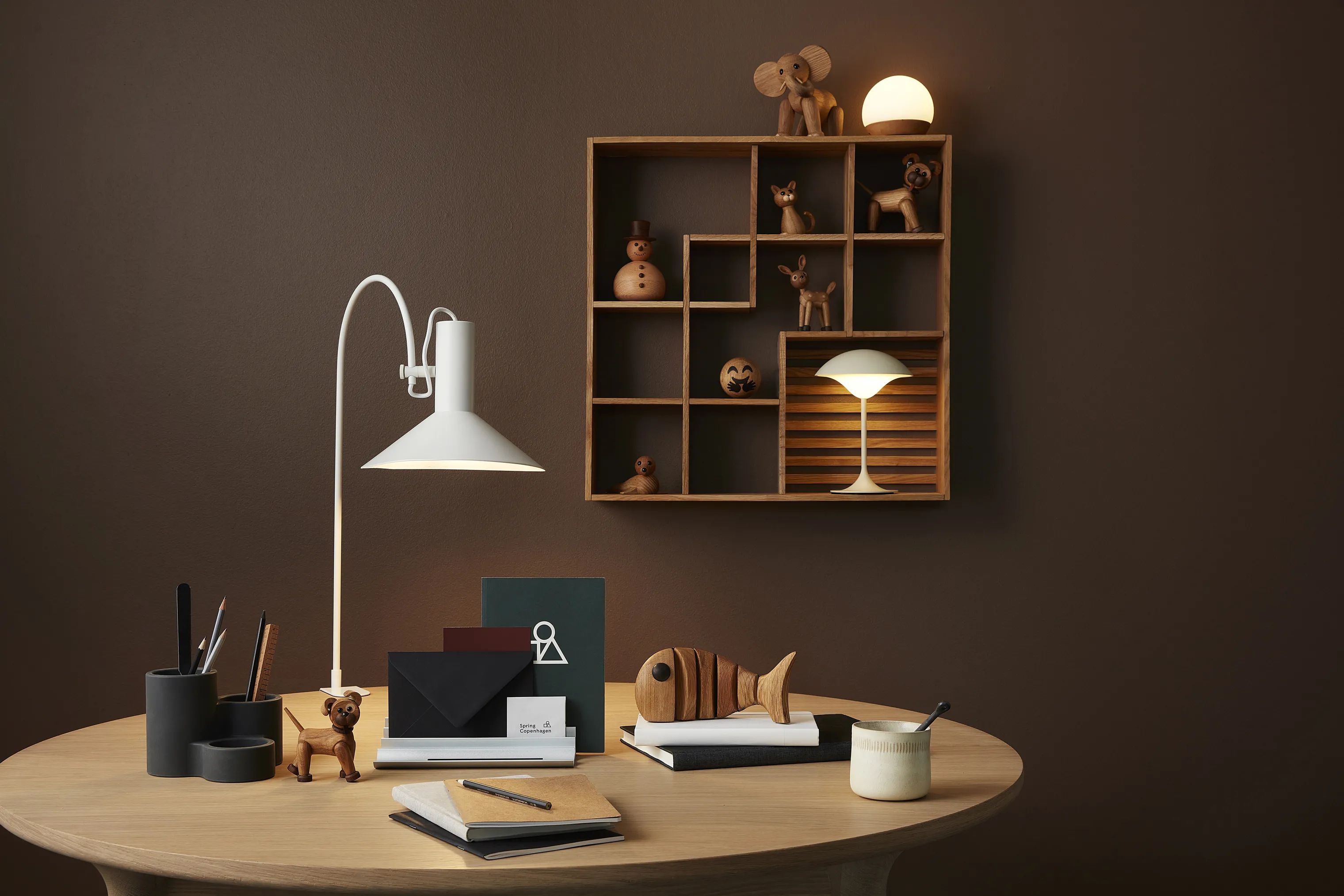 Spring Copenhagen Bordlamper Formel Bordlampe i Hvid, 2