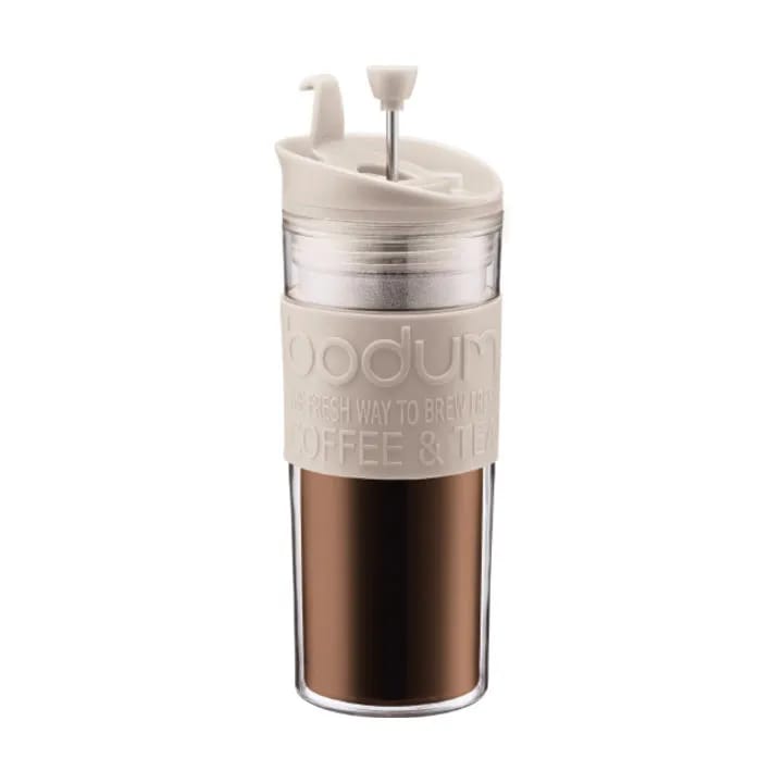Bodum To go kopper Travel Mug To Go Krus m. Stempel i Hvid, 0.45 L, 1