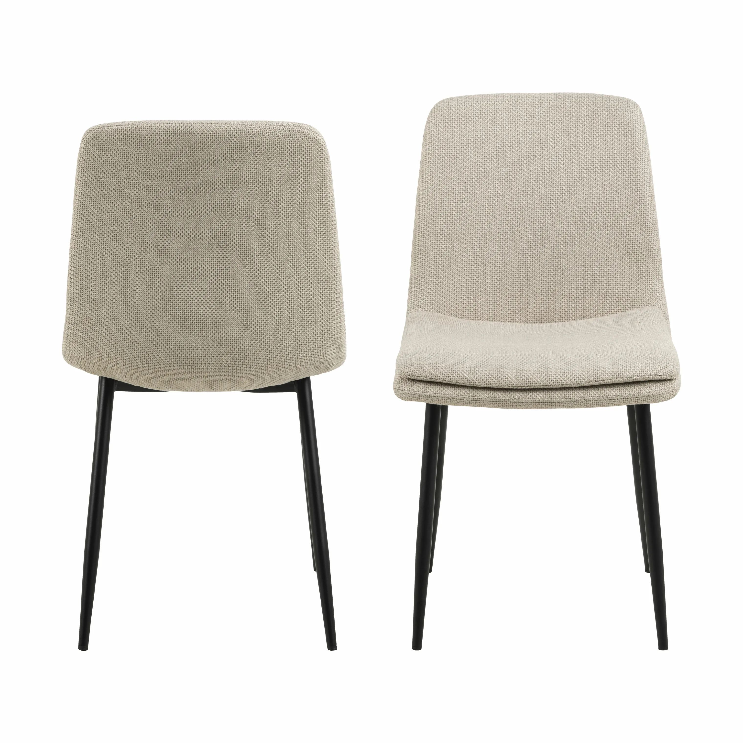 CASA Living Spisebordsstole Becca Spisebordsstol - 4 stk. i Beige, 4 stk., 4