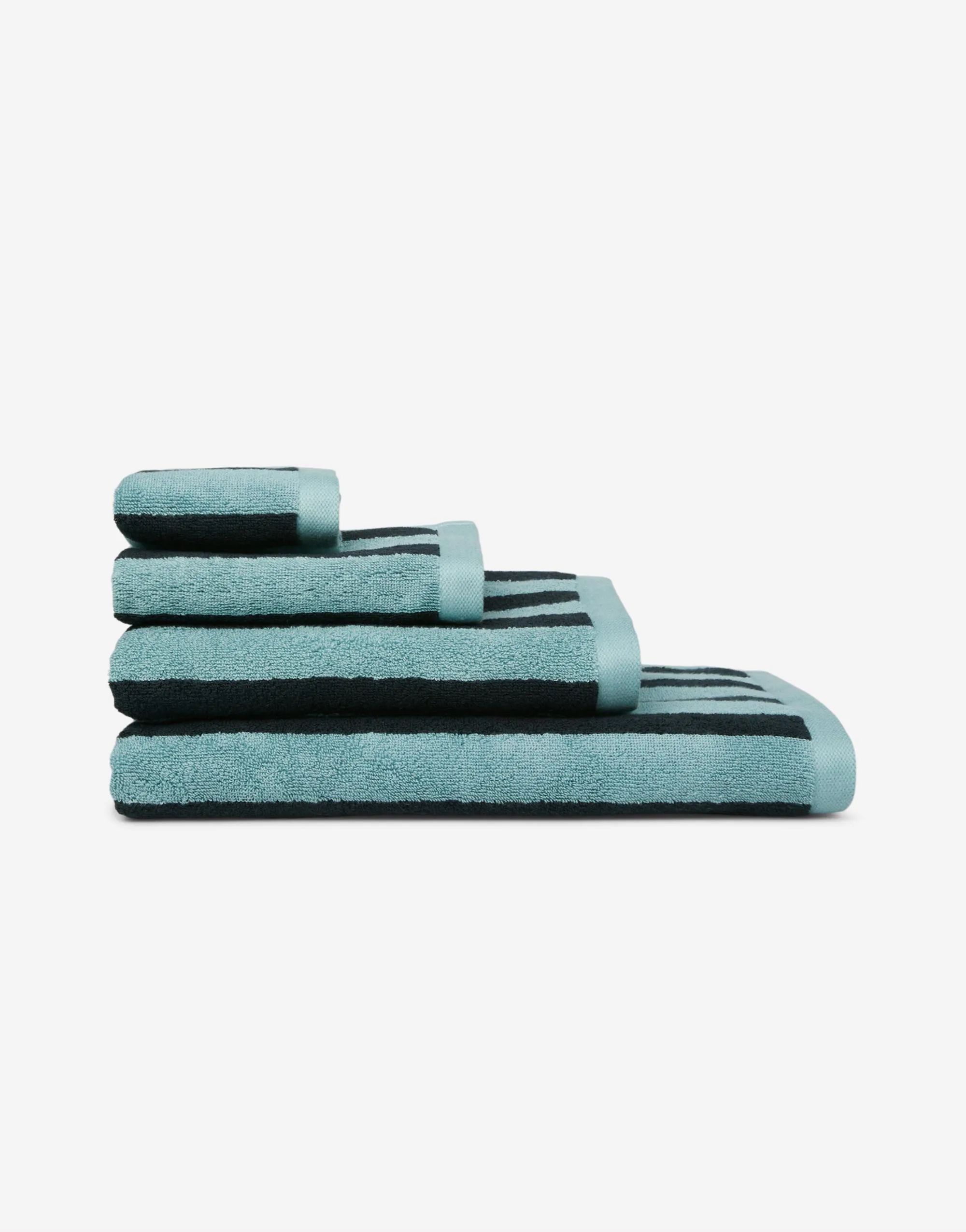 Marc O'Polo Håndklæder Heritage Håndklæde i Aquamarine, B70 x L140 cm, 3