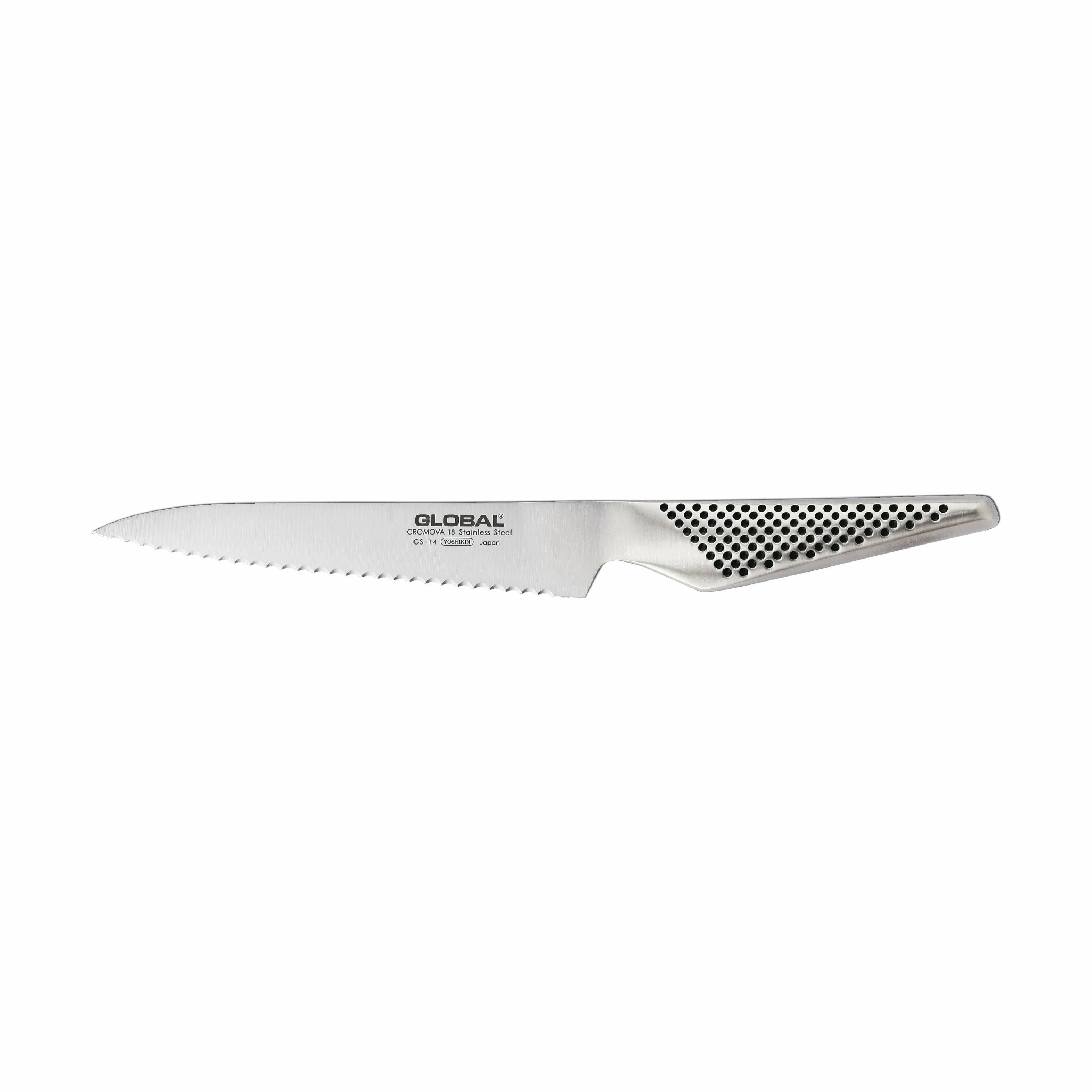Global Universalknive Classic GS-14 Universalkniv i Sølvfarvet, 1