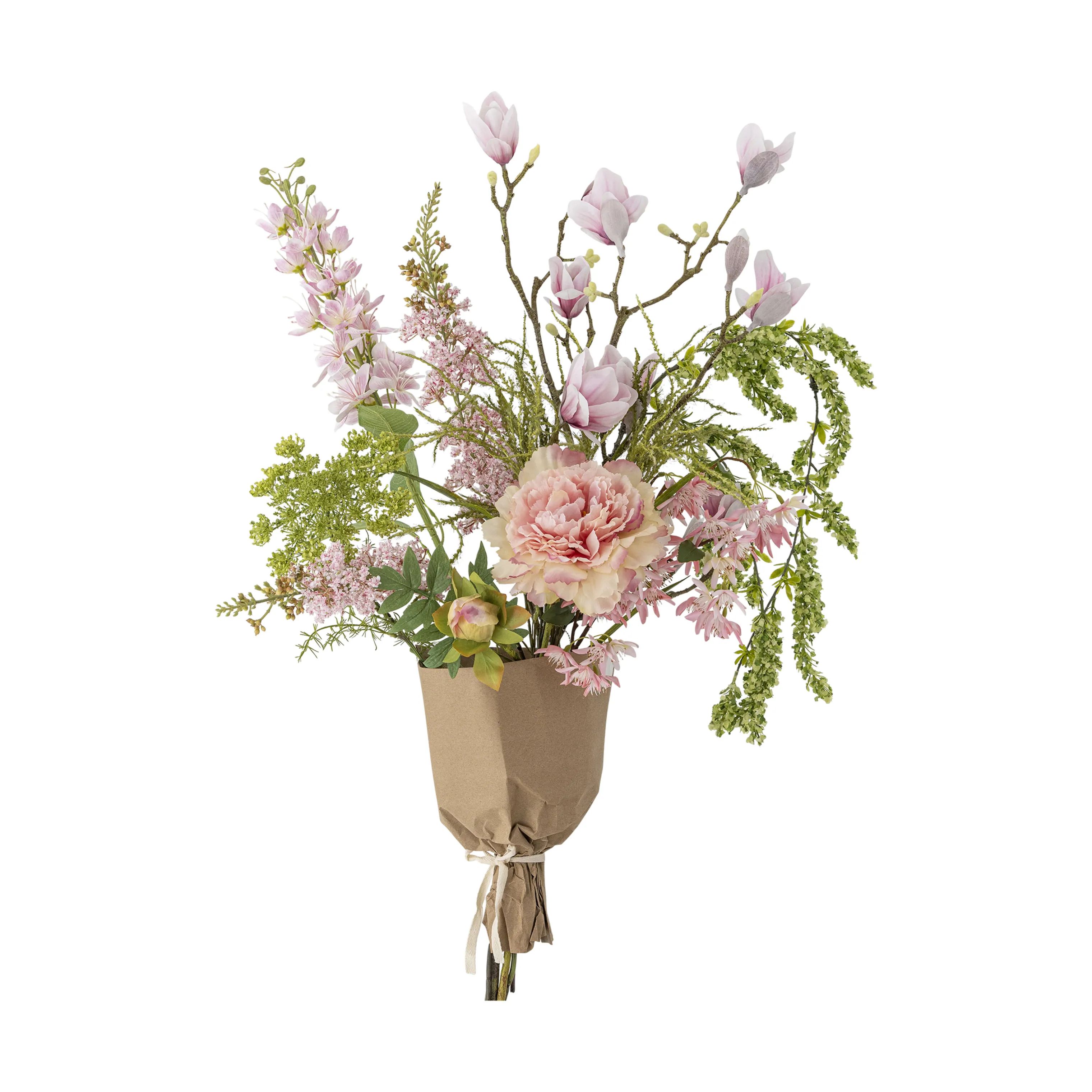 Bloomingville Kunstige blomster Kunstig Buket - Breeze i Lyserød/Grøn, 1
