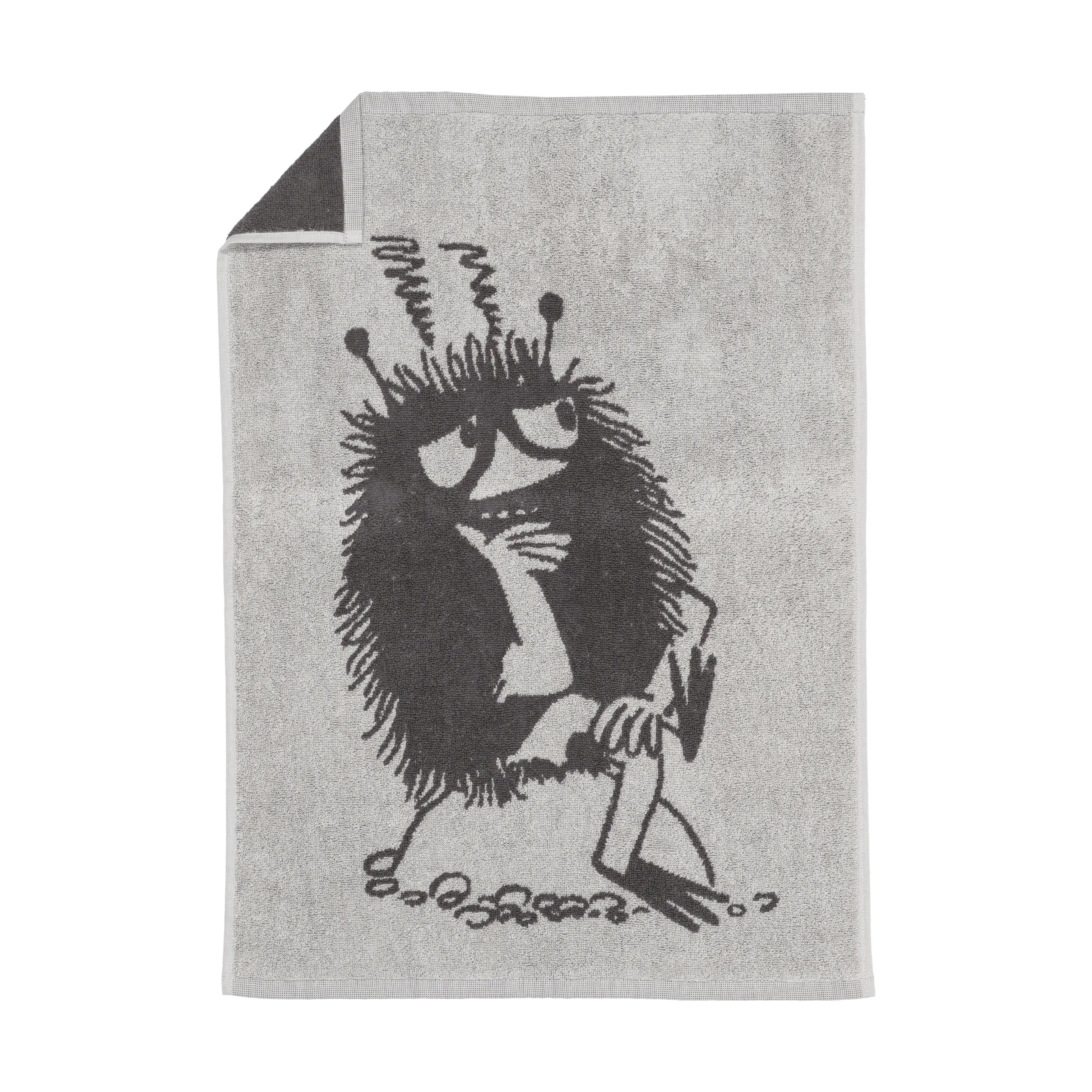 Moomin Arabia Håndklæder Arabia Badeværelse Håndklæde - Sniff i Sort/Hvid, B50 x L70 cm, 1