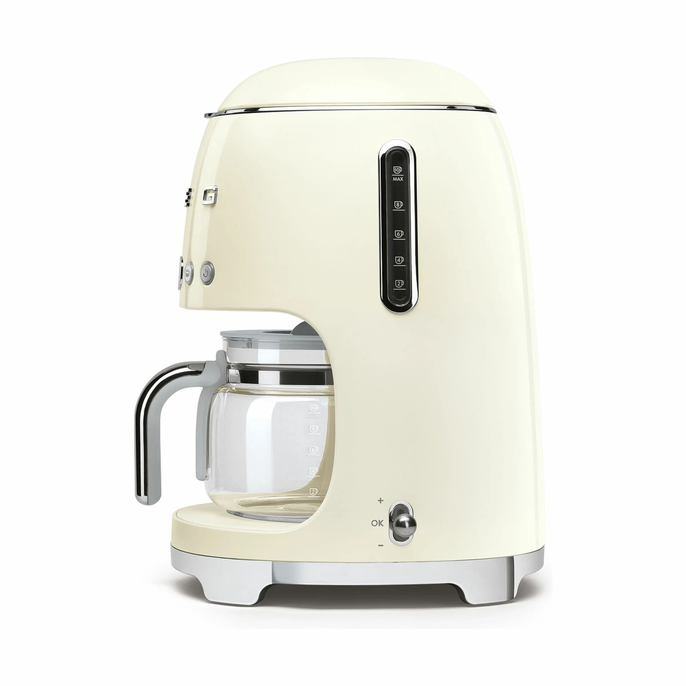 Smeg Kaffemaskiner 50's Style Kaffemaskine DCF02CREU i Creme1, 3
