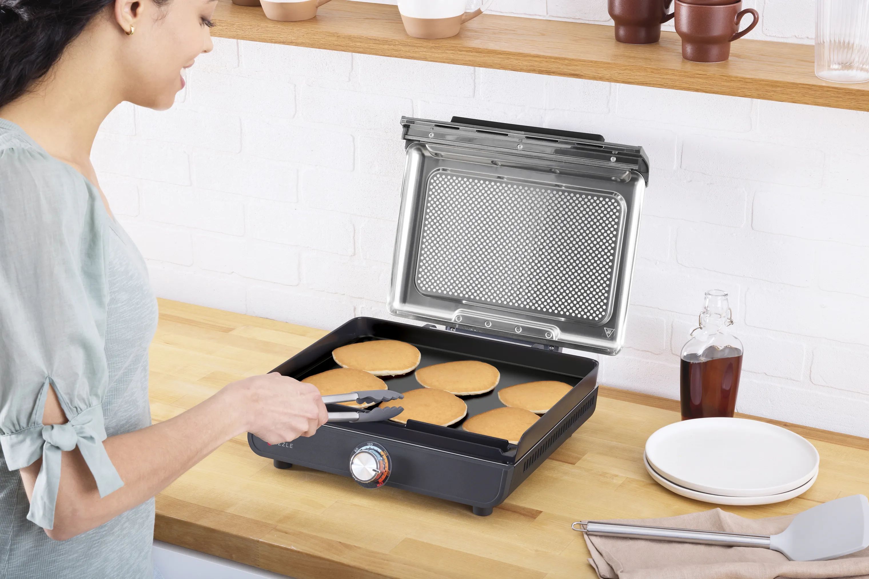 Ninja Bordgrill Sizzle Flat Plate Grill i Sort, 2