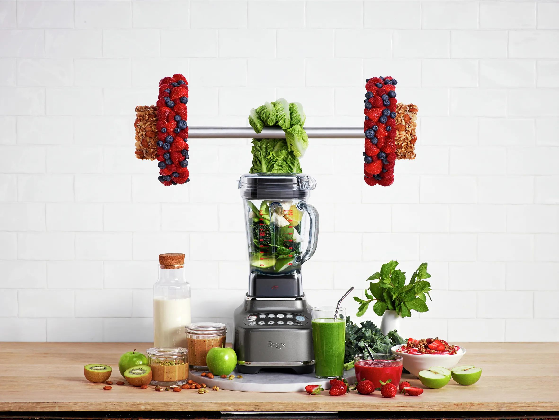 Sage Blendere Q Blender i Smoked Hickory, 2