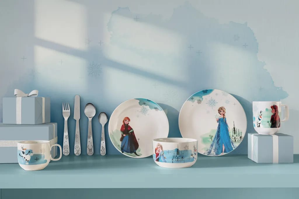 Villeroy & Boch Børnetallerkener Disney Frozen Børnespisesæt - 7 dele i 7 stk., 2