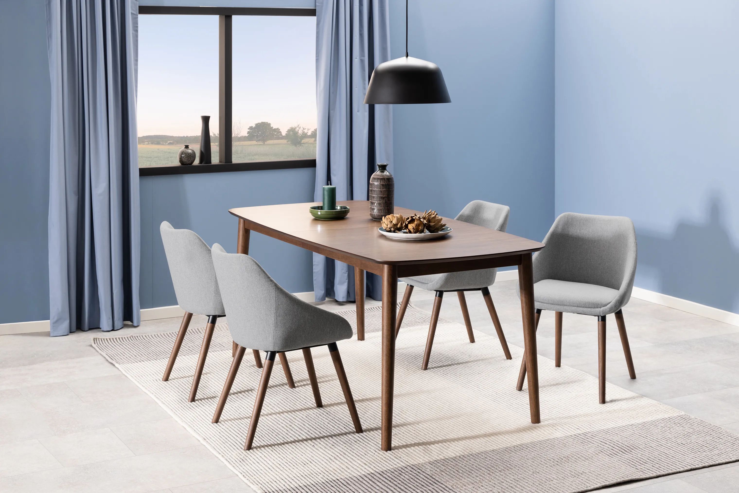 CASA Living Spiseborde Montreux Spisebord i Valnød, 3