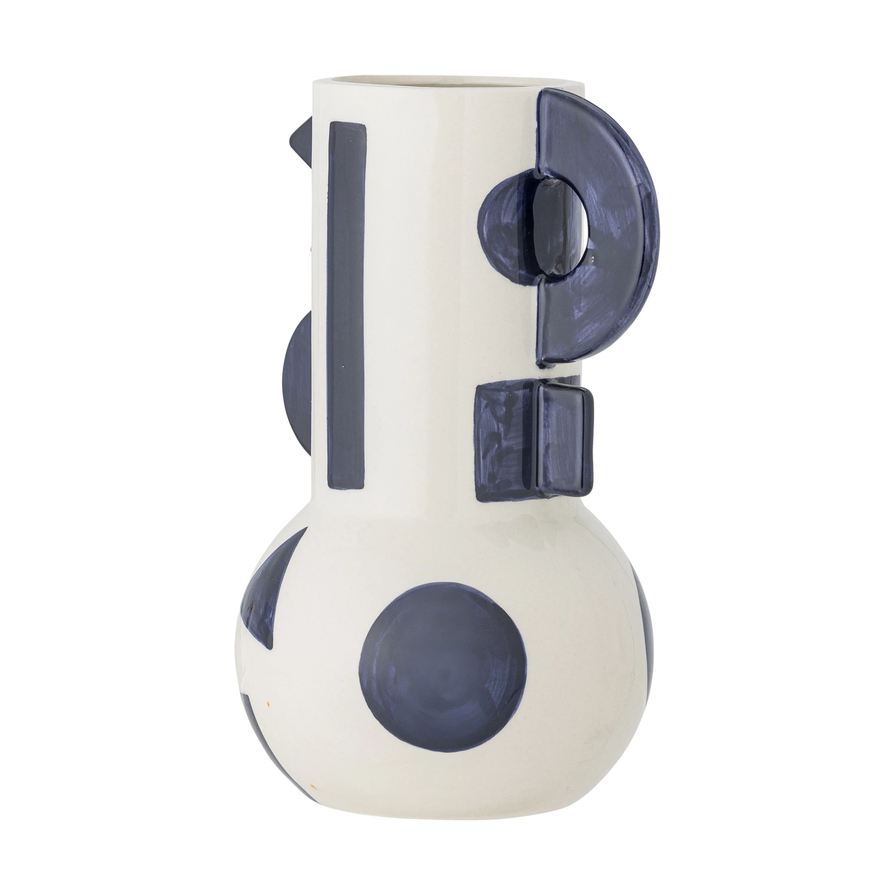 Bloomingville Vaser Graphica Vase i Blå, 4