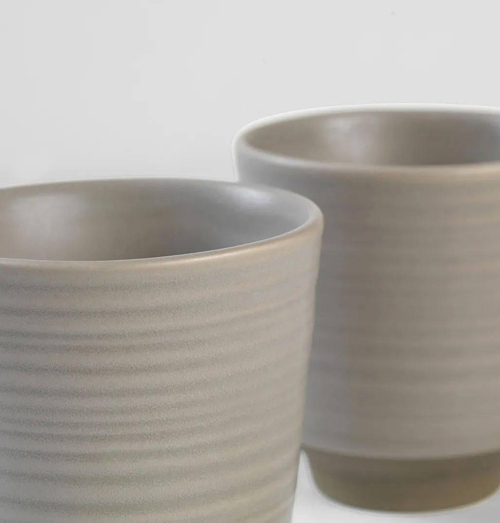 Broste Copenhagen Krus og kopper uden hank Miko Krus i Warm Grey, 2