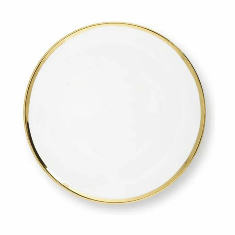 VT Wohnen Frokosttallerkener Tallerken i Gold, 20,3 cm, 2