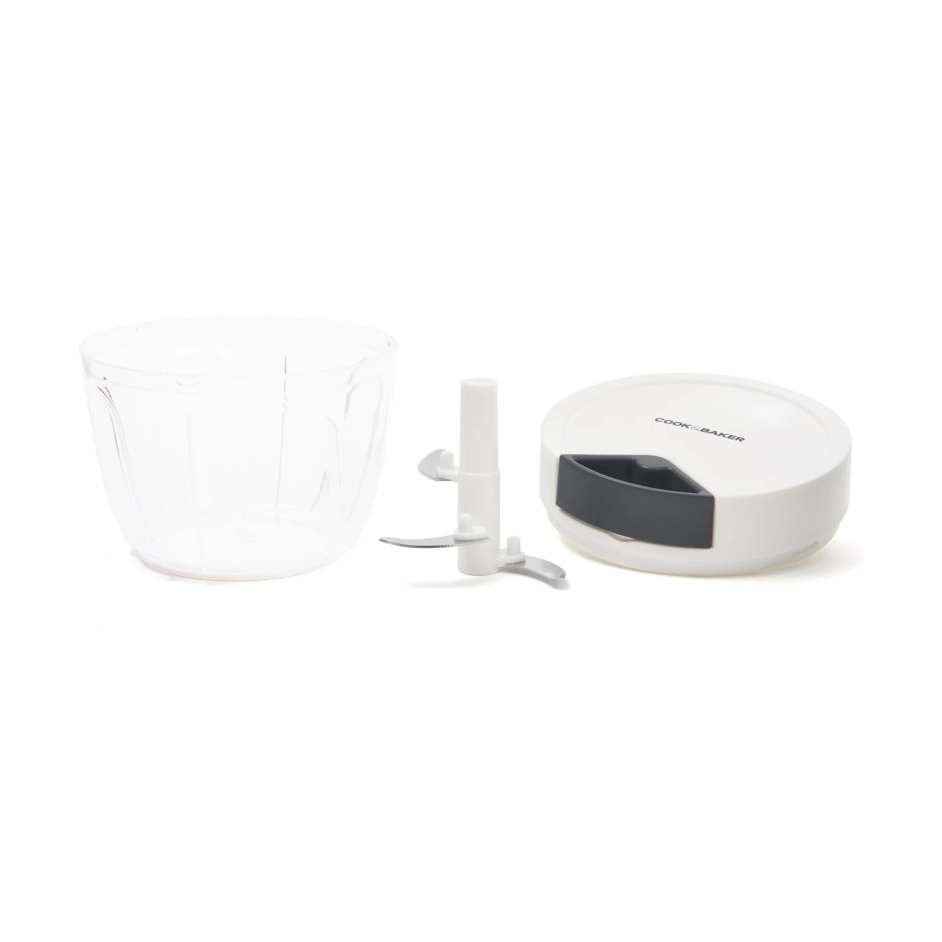 Cook & Baker Minihakkere Minihakker m. snor i hvid, grå, 4
