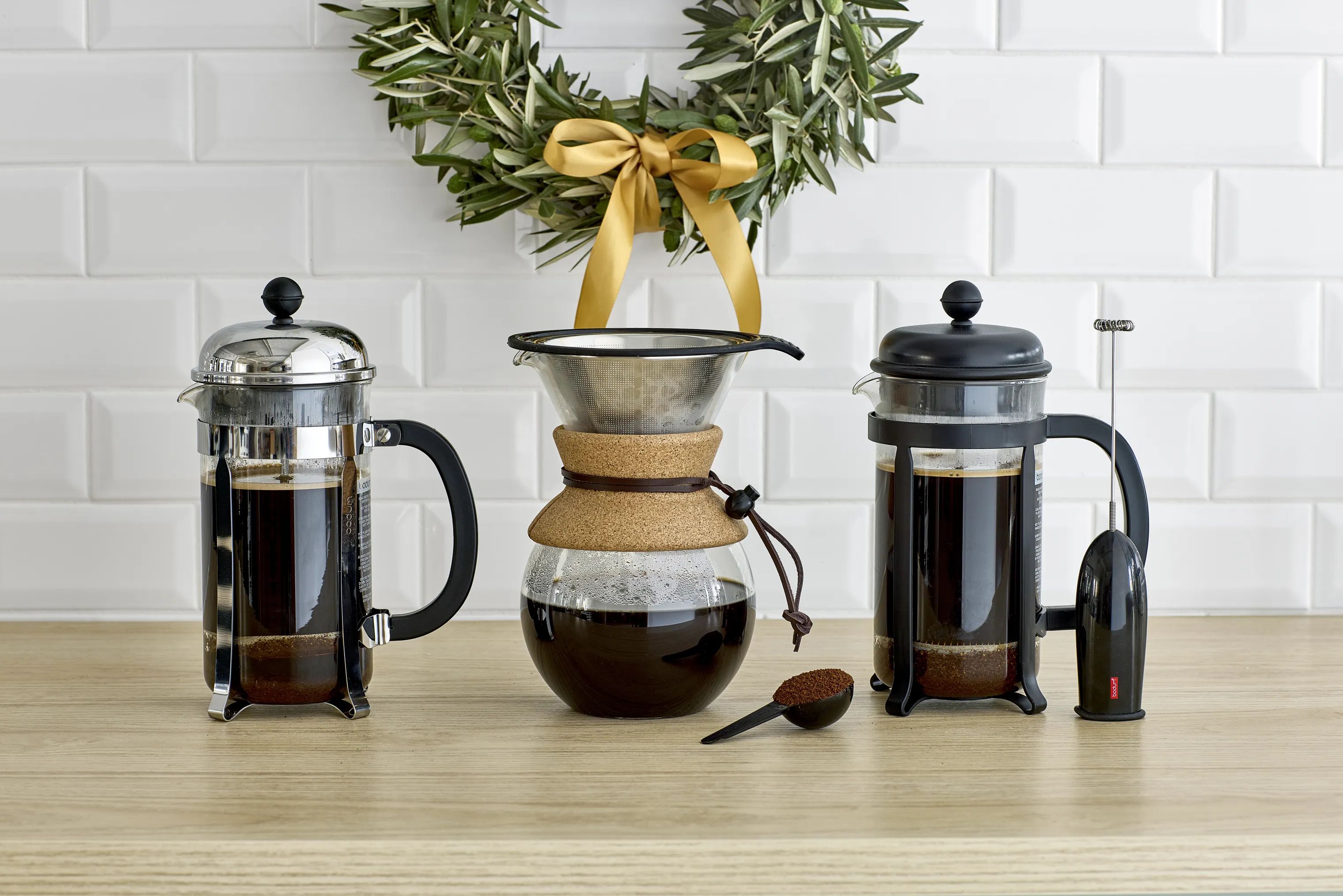 Bodum Stempelkander Java Kaffesæt - 3 dele i sort, 2